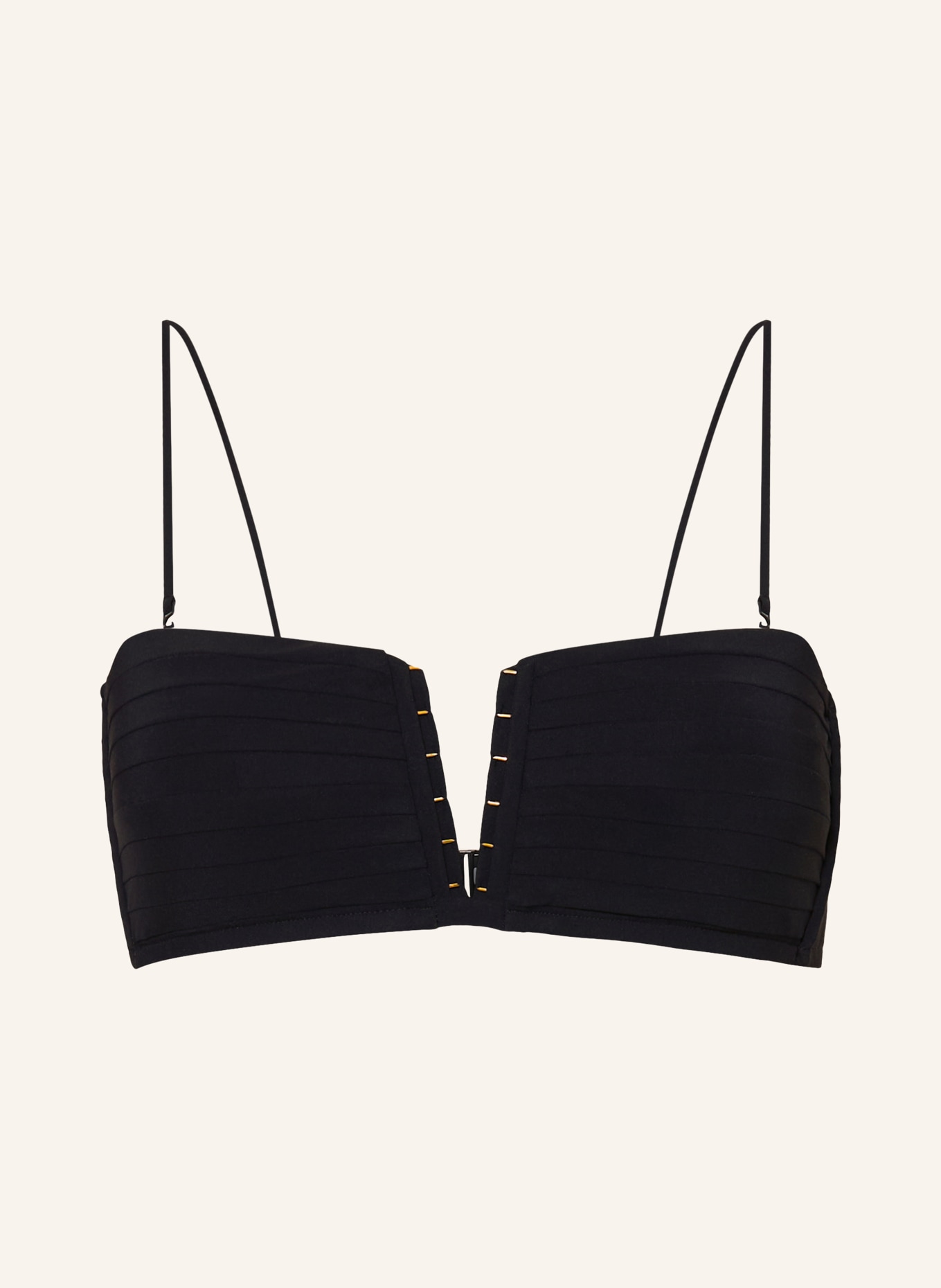 MARYAN MEHLHORN Bandeau-Bikini-Top J LUMENIA: SCHWARZ
