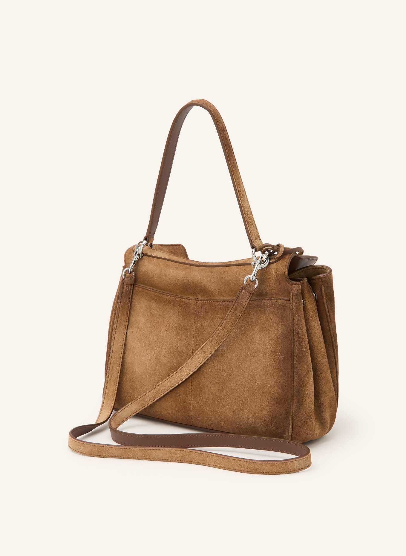 BALENCIAGA Torebka RODEO SMALL: BRĄZOWY / SREBRNY
