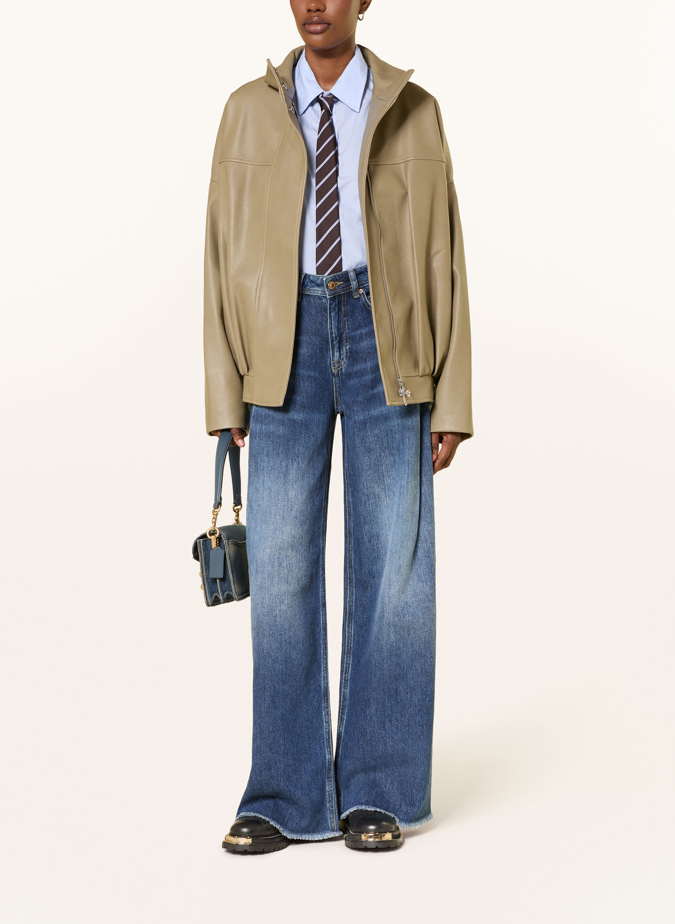 RAFFAELLO ROSSI Wide Leg Jeans DUA: 848 authentic blue