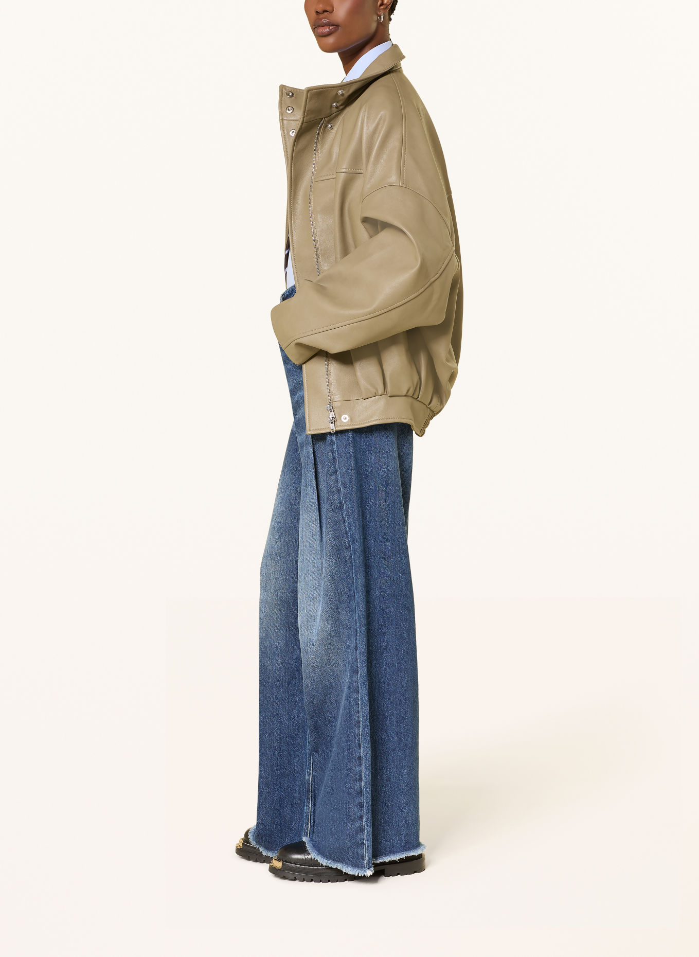 RAFFAELLO ROSSI Wide Leg Jeans DUA: 848 authentic blue