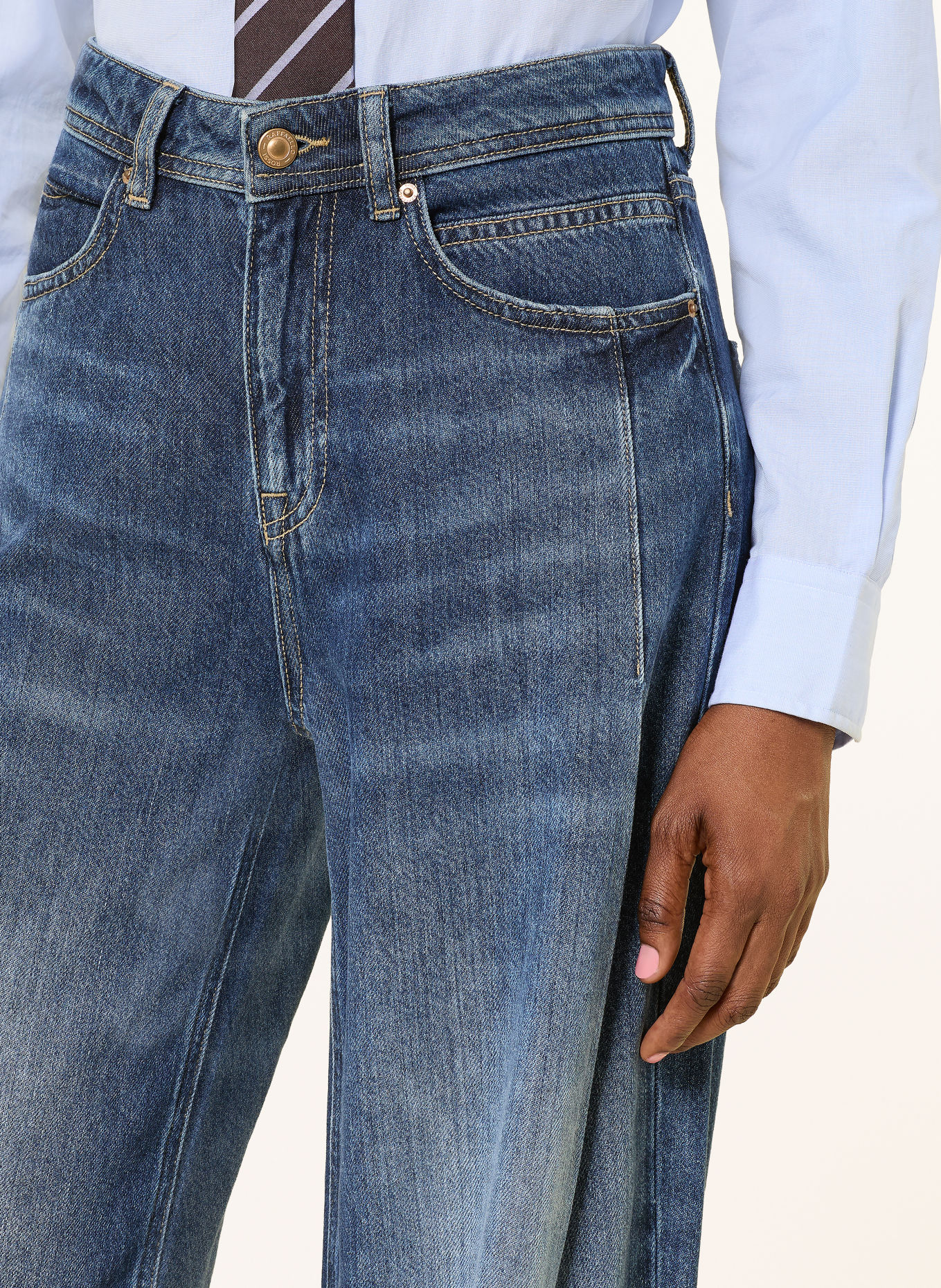 RAFFAELLO ROSSI Wide Leg Jeans DUA: 848 authentic blue