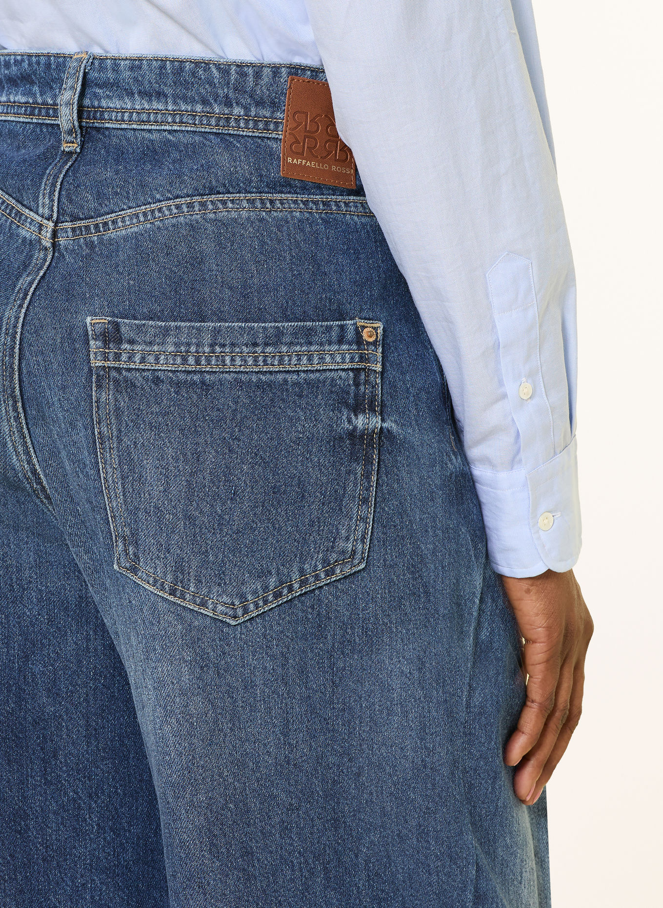 RAFFAELLO ROSSI Wide Leg Jeans DUA: 848 authentic blue