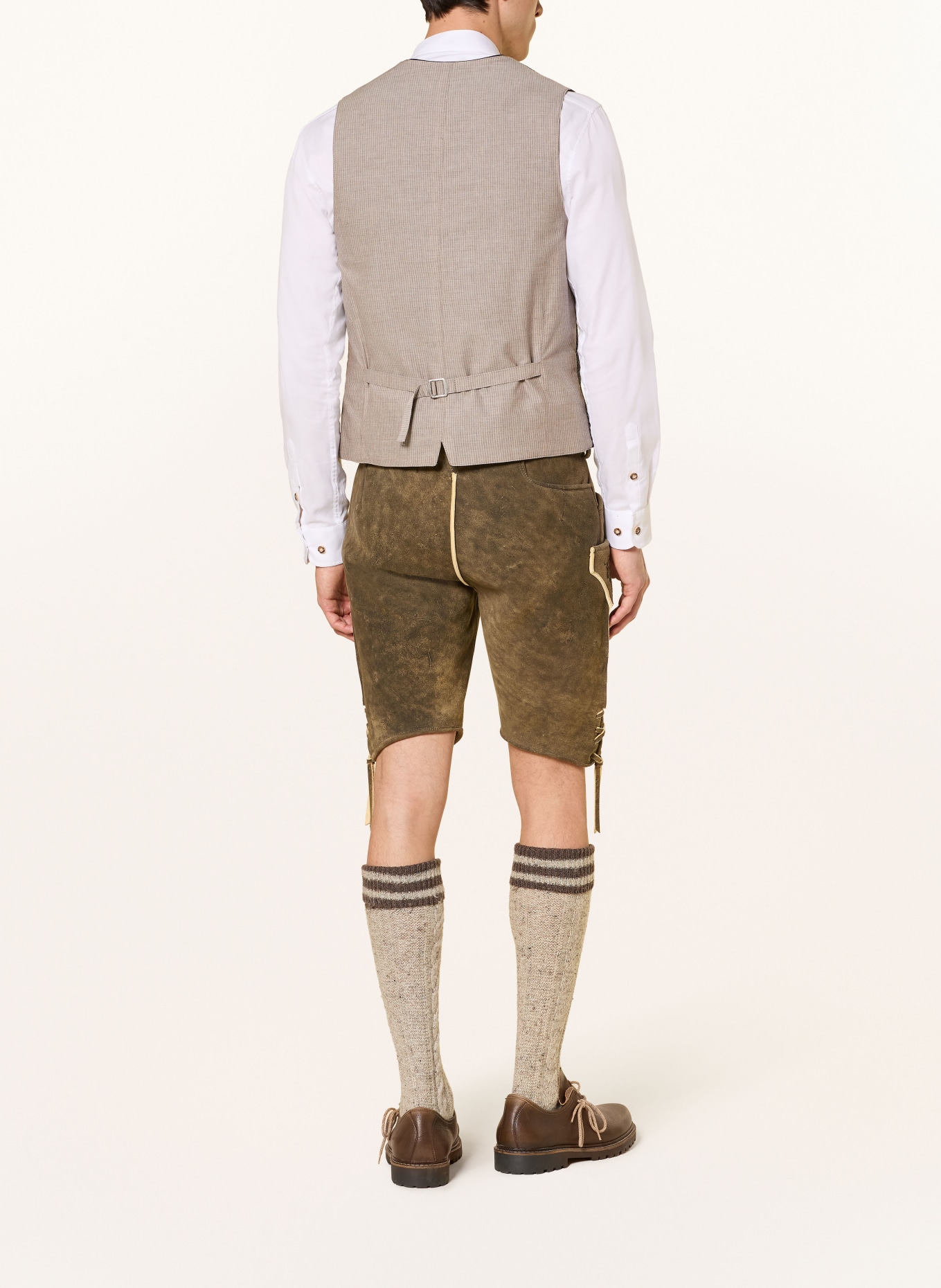 Grasegger Trachtenweste GULDEN: DUNKELBLAU / BEIGE
