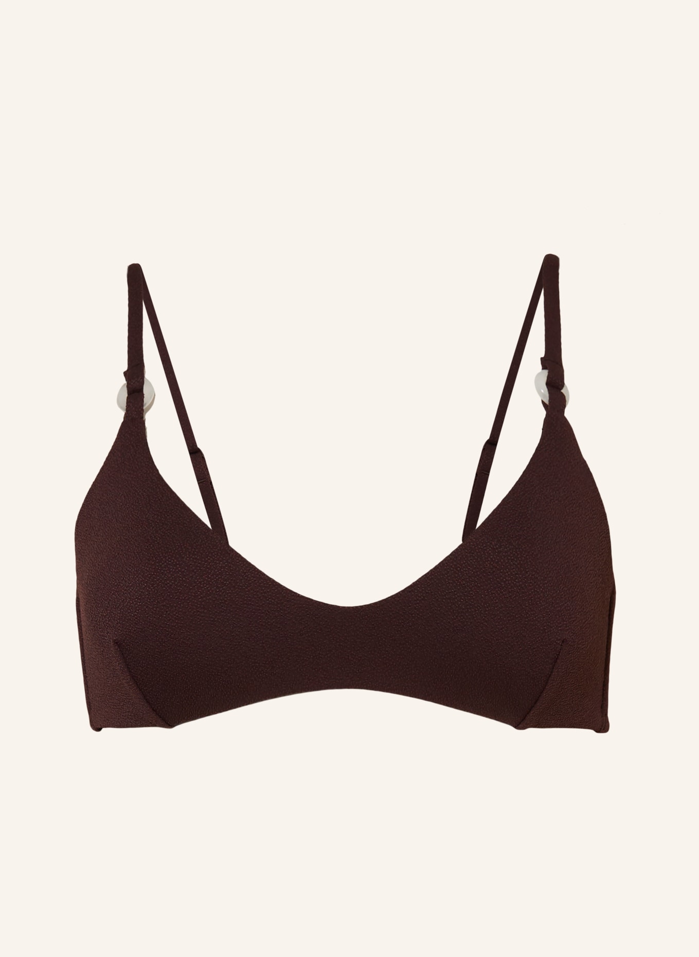 JETS Australia Bralette-bikinitop ALESSIA: MARRON FONCÉ