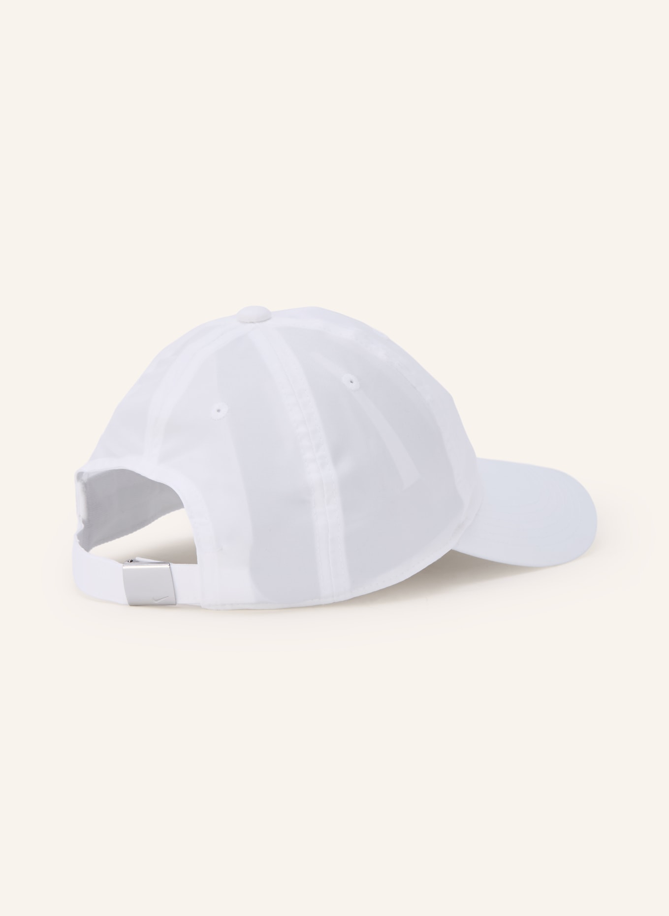 Nike Czapka z daszkiem DRI-FIT CLUB: BIAŁY / SREBRNY