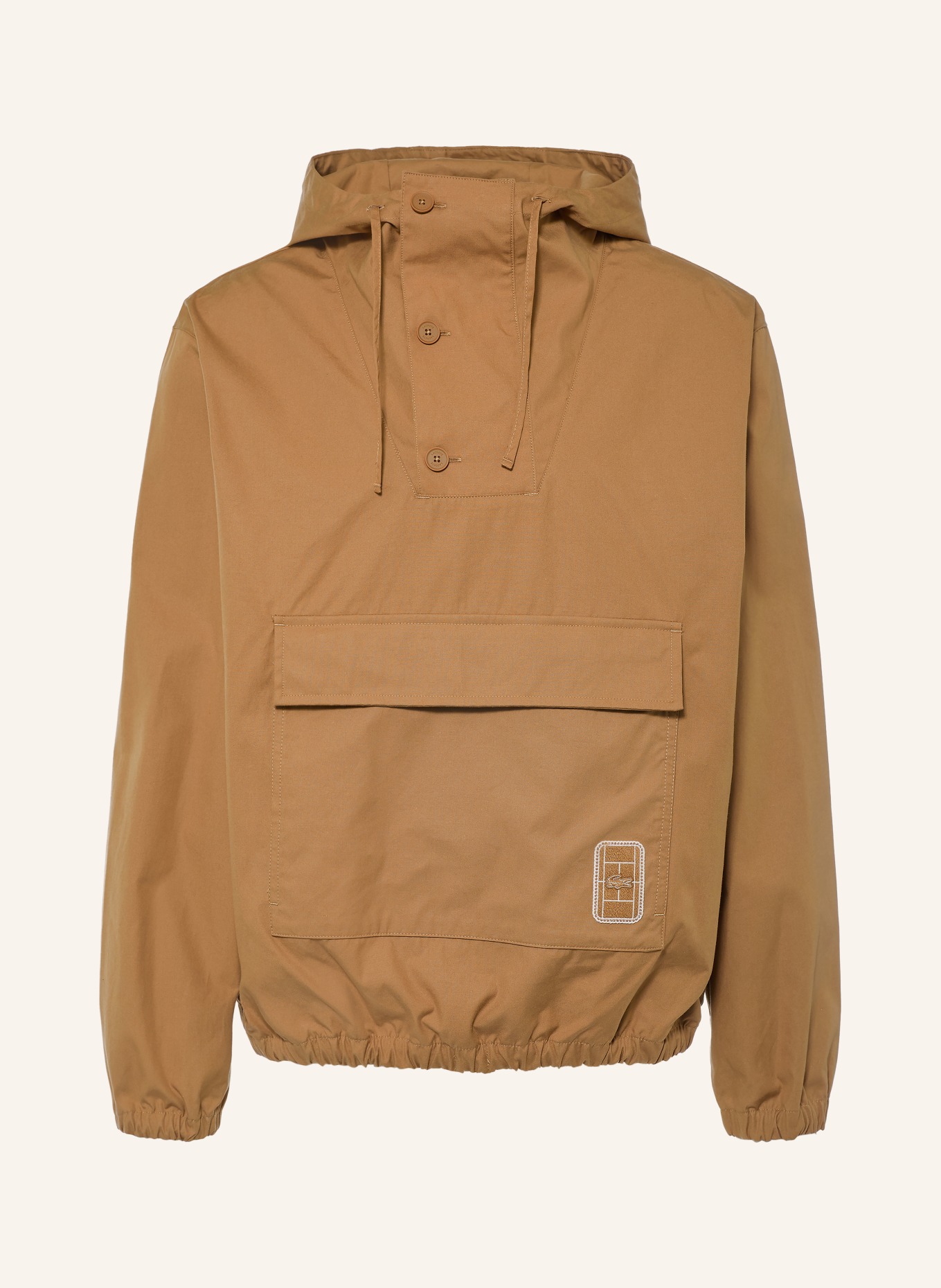 LACOSTE Schlupfjacke: HELLBRAUN