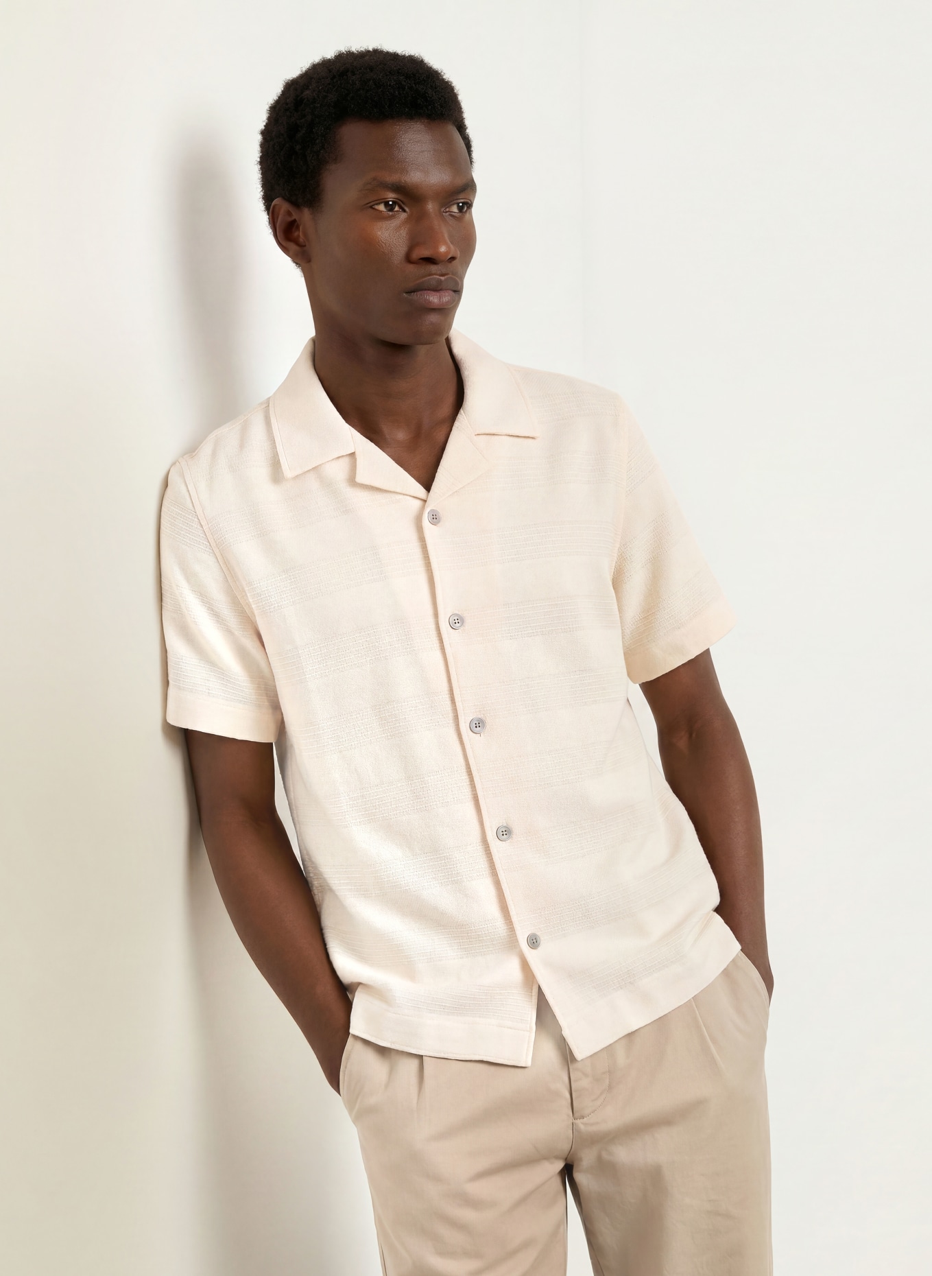 PAUL Resorthemd Comfort Fit: CREME