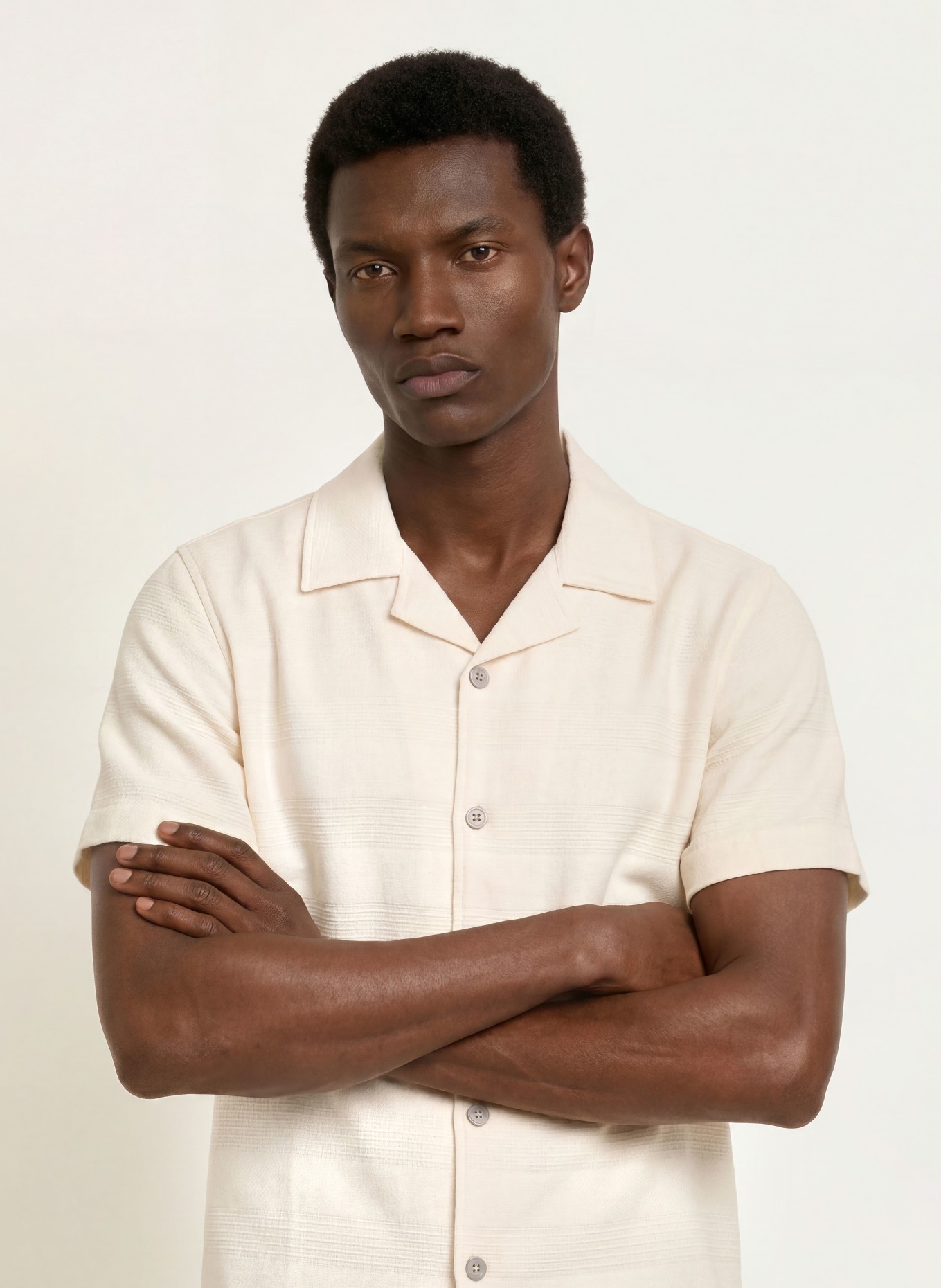 PAUL Resorthemd Comfort Fit: CREME