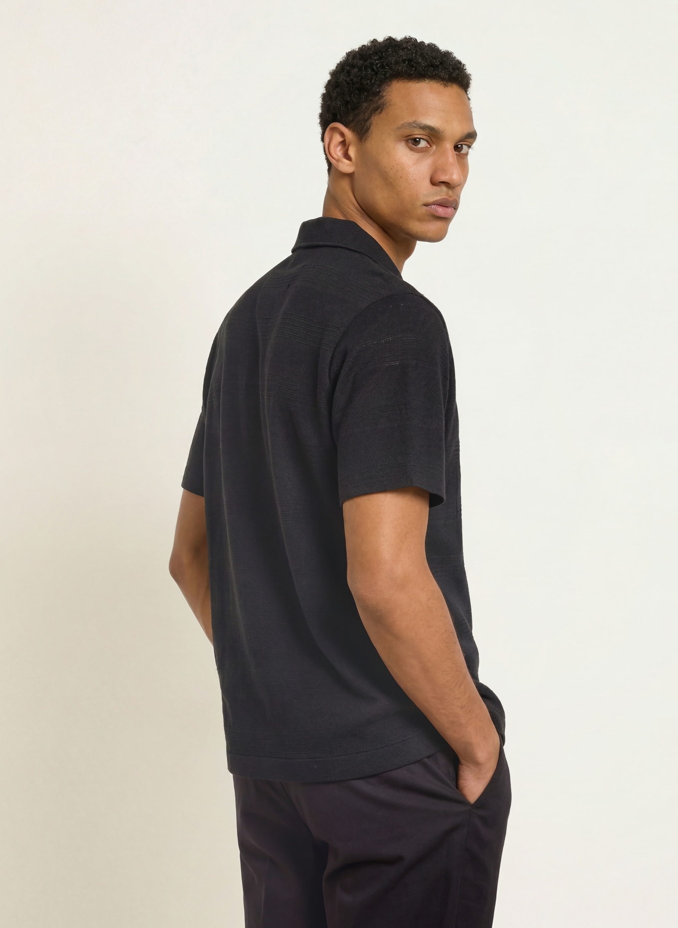 PAUL Resort shirt, Comfort Fit: BLACK