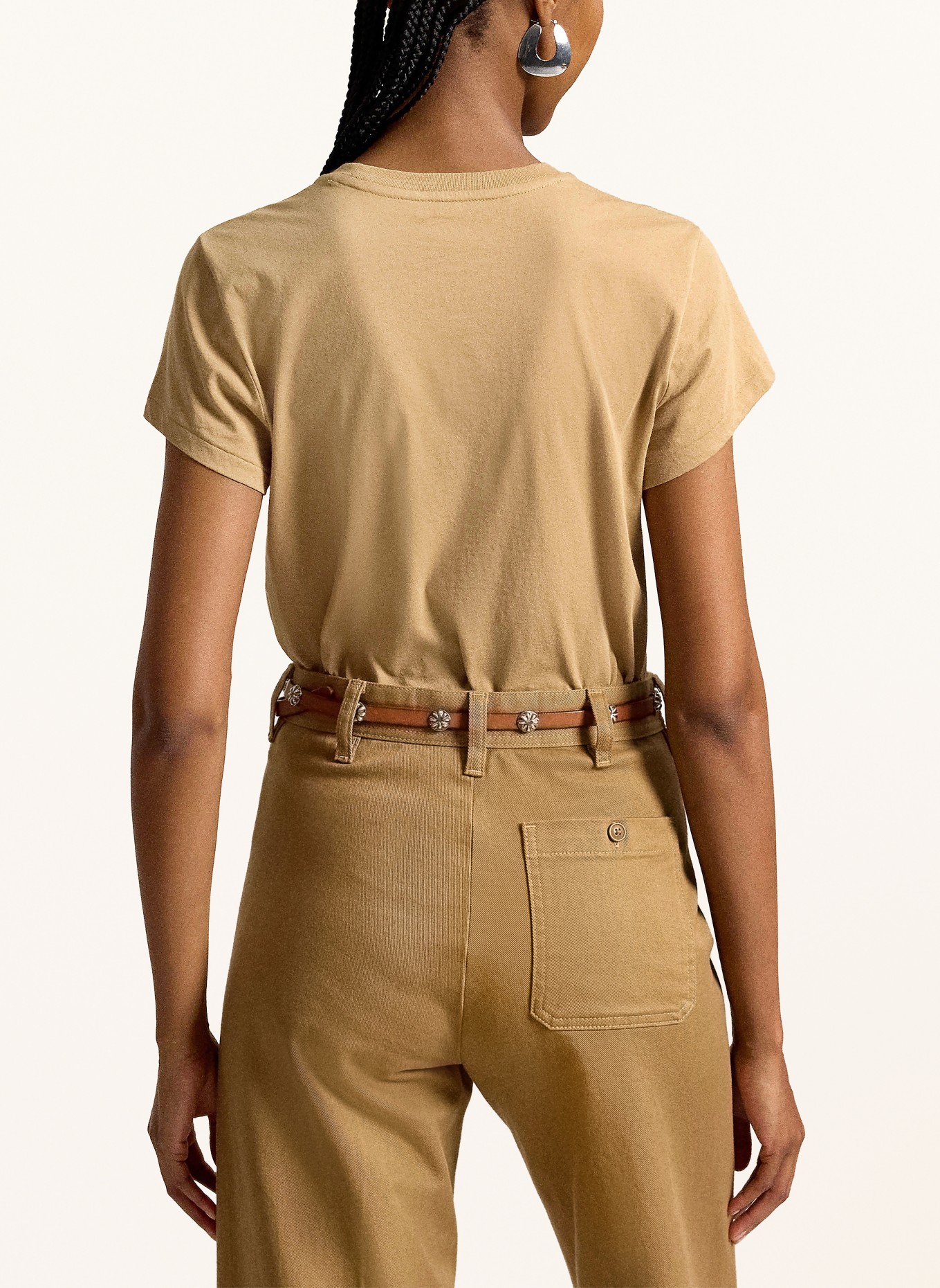 POLO RALPH LAUREN T-Shirt: CAMEL