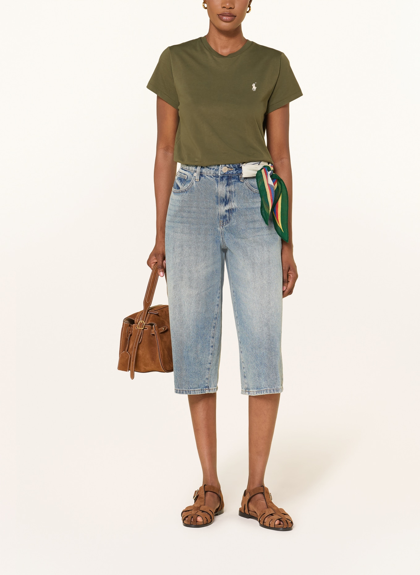 POLO RALPH LAUREN T-Shirt: KHAKI