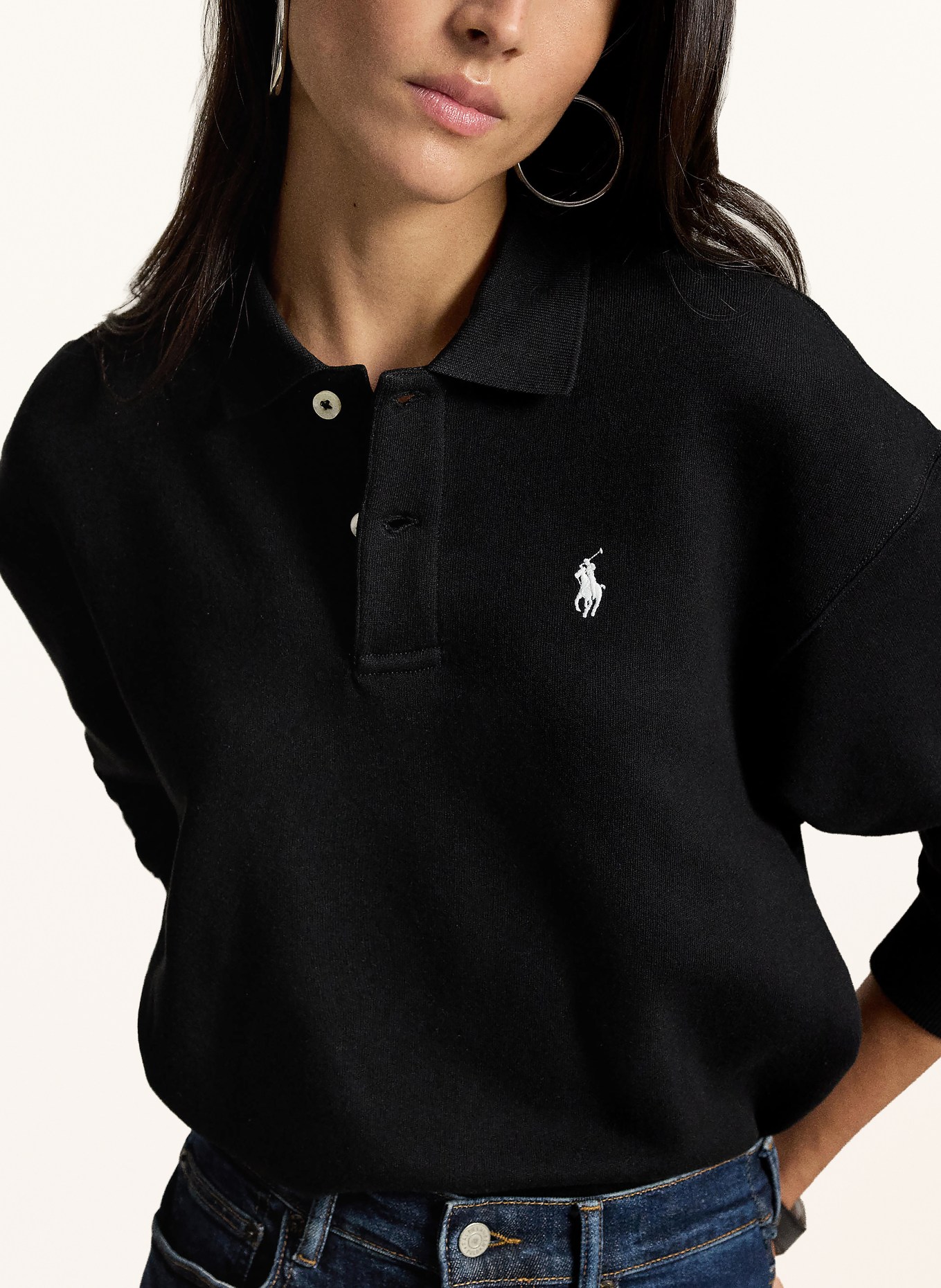 POLO RALPH LAUREN Sweatshirt: SCHWARZ