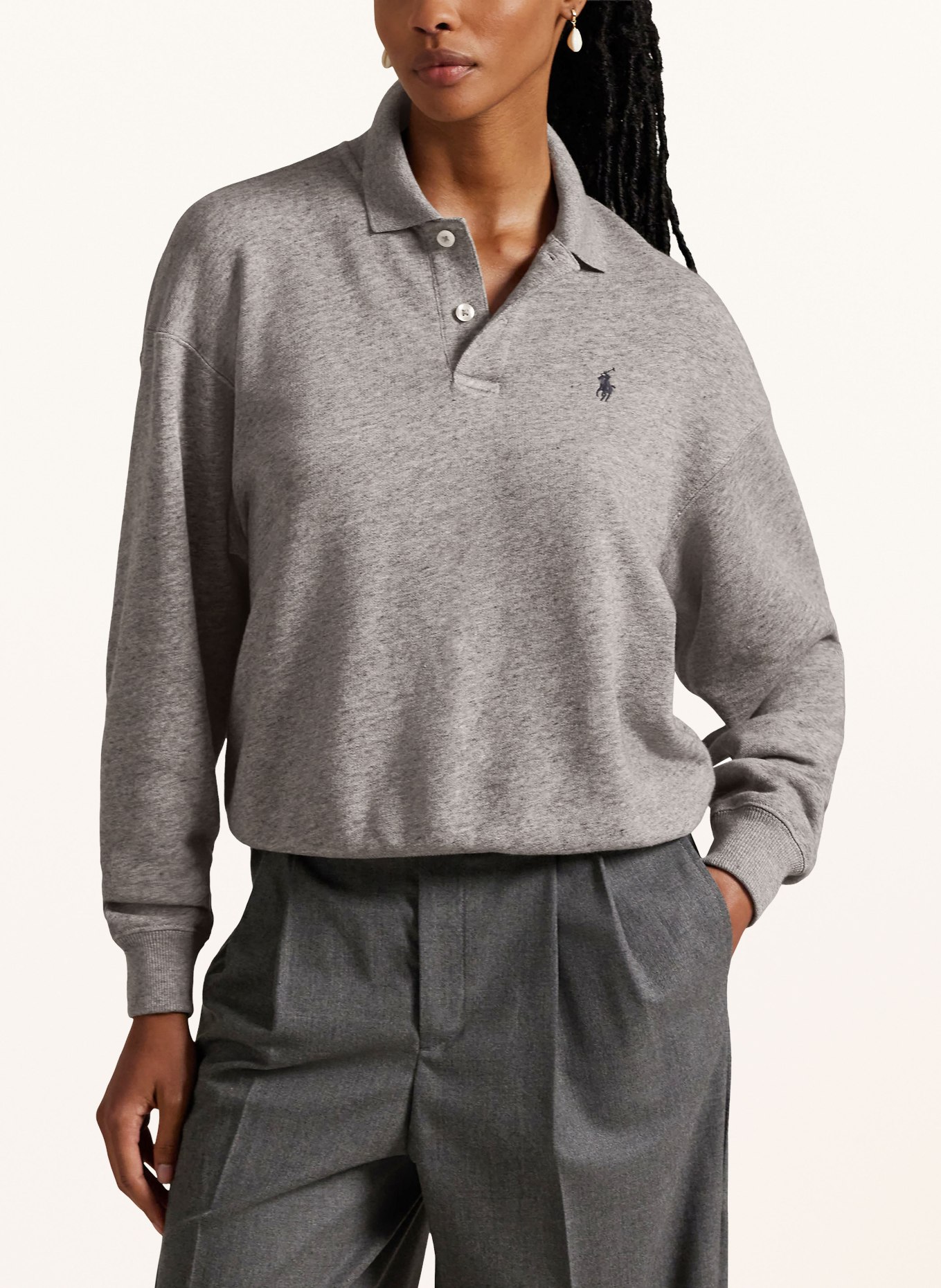 POLO RALPH LAUREN Sweatshirt: GRAU