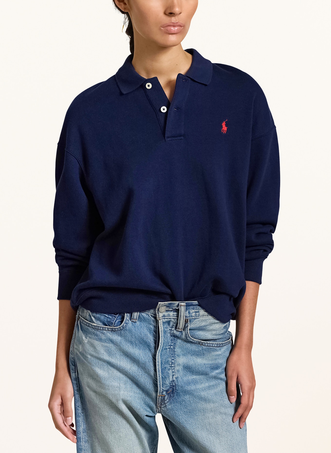 POLO RALPH LAUREN Sweatshirt: DUNKELBLAU