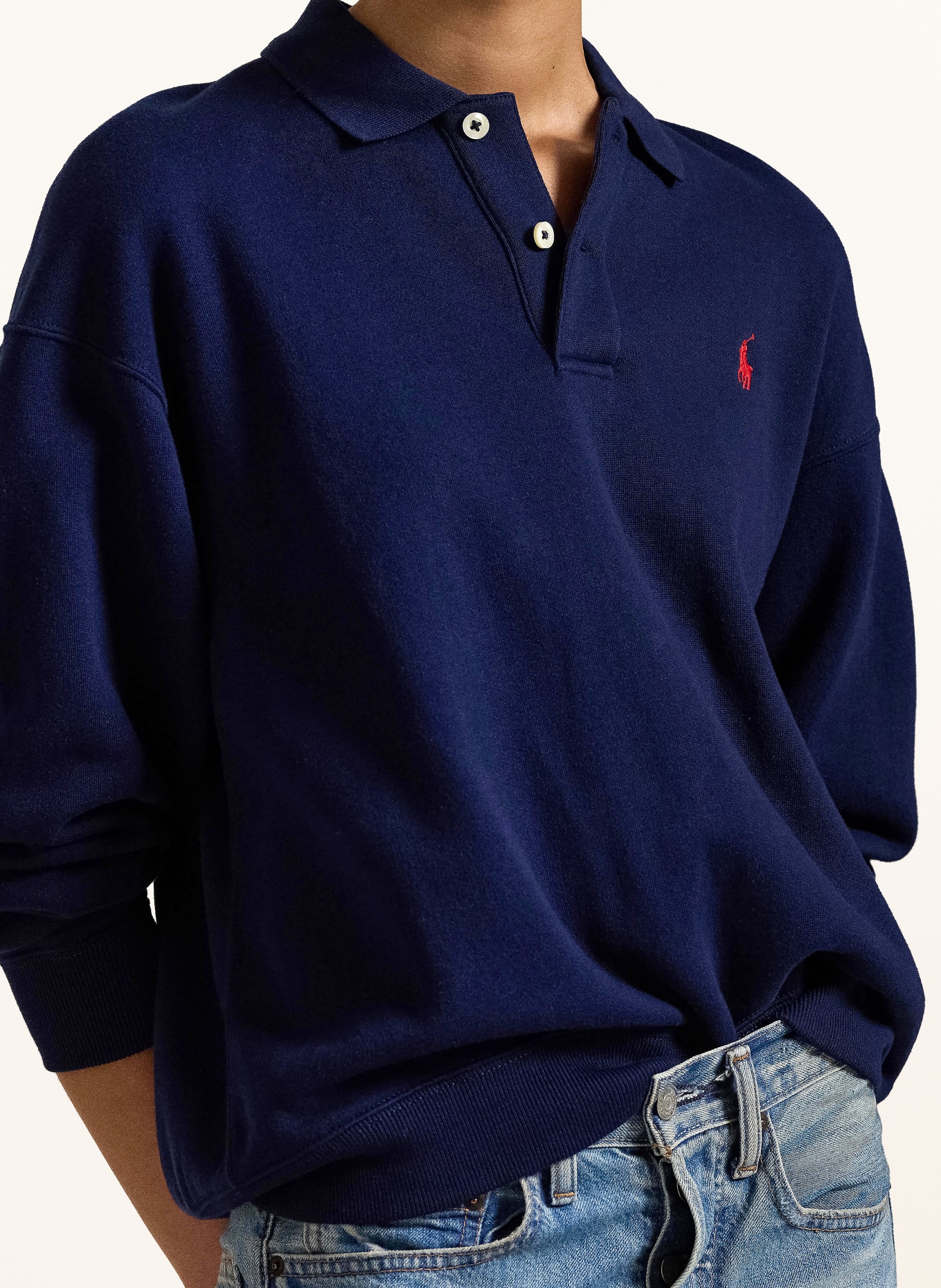 POLO RALPH LAUREN Sweatshirt: DUNKELBLAU