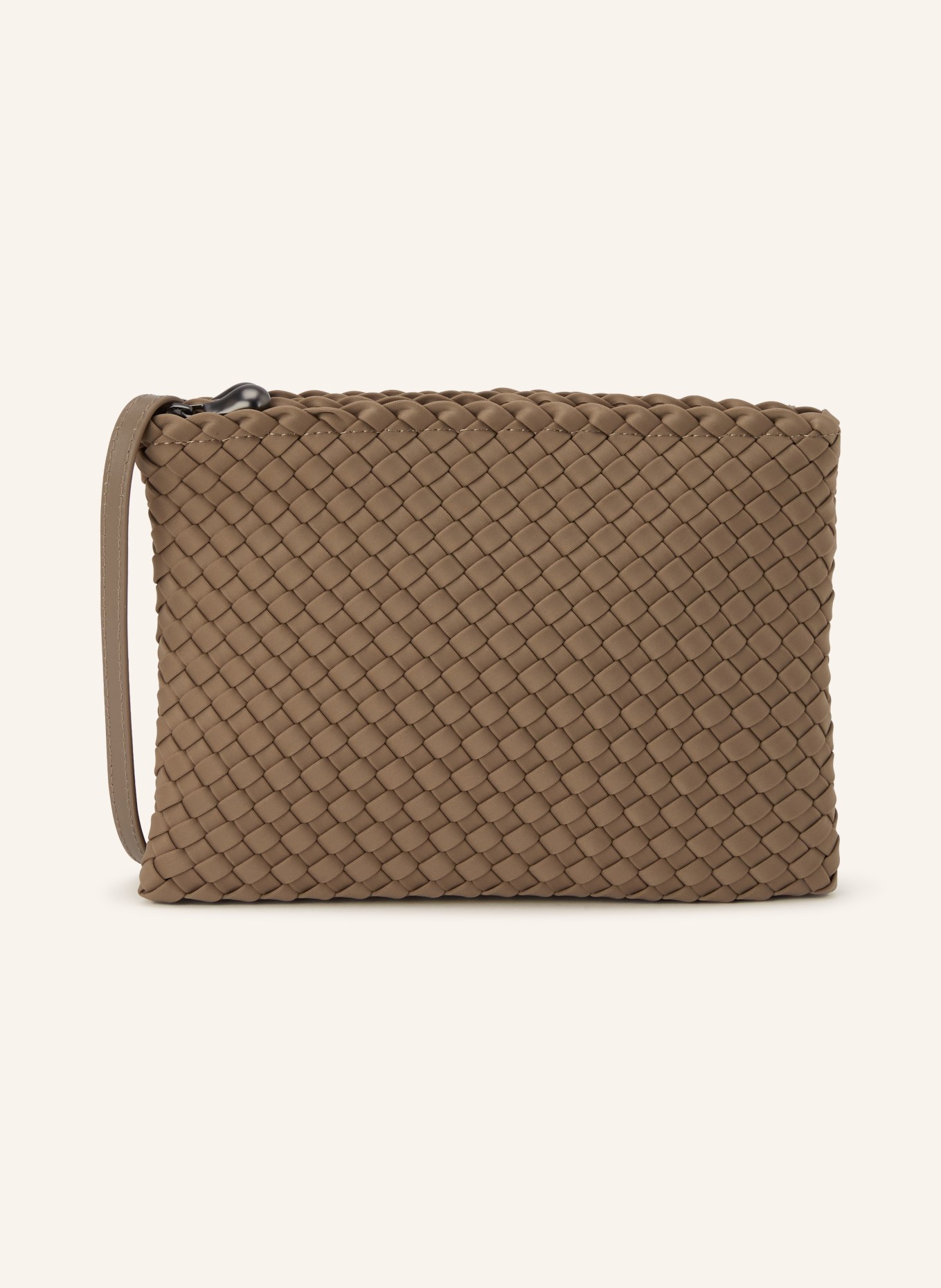 Naghedi SOHO MEDIUM Shoulder Bag: TAUPE / PLATINUM