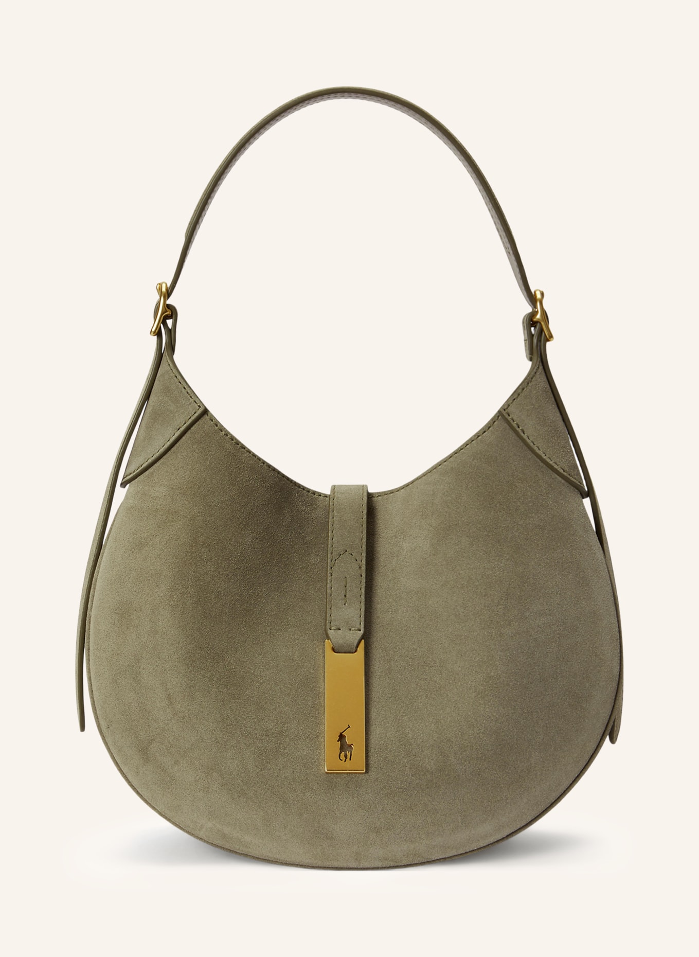 POLO RALPH LAUREN shoulder bag: LIGHT GREEN / GOLD