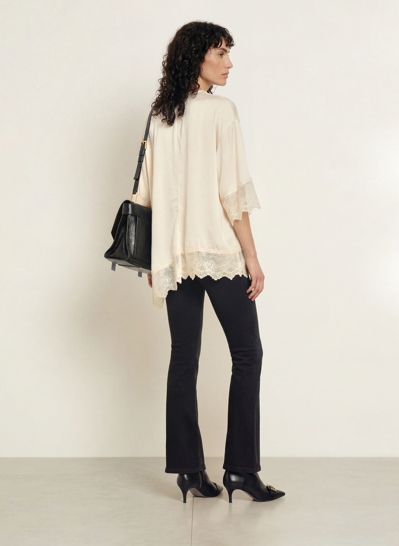 ALLSAINTS Blouse LENNY in verschillende materialen: CRÈME