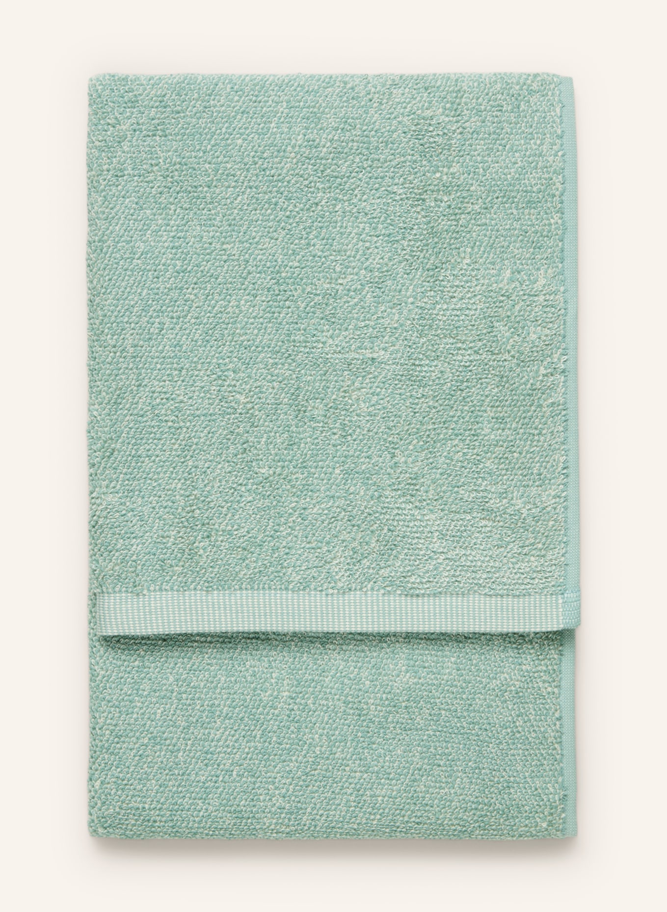 Marc O'Polo Badhanddoek TIMELESS: GROEN / LICHTGROEN