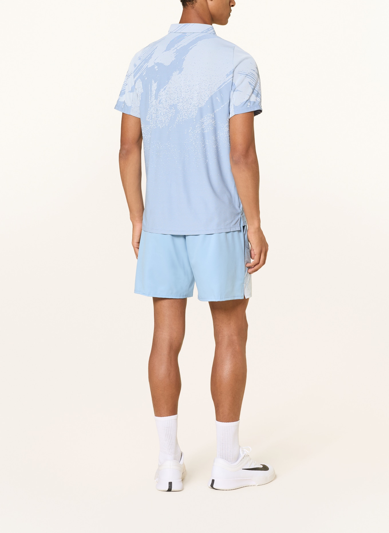 Nike COURT SLAM Tennis Shorts: LIGHT BLUE