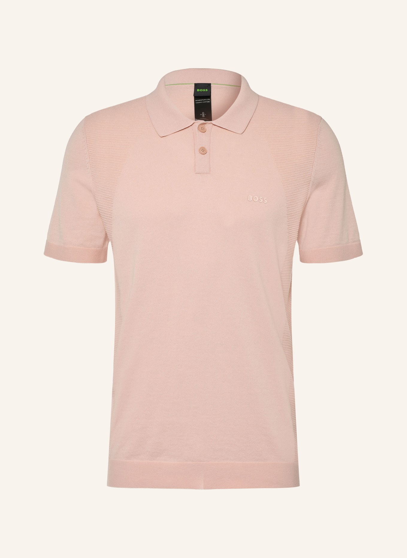 BOSS MOMENTUM LITE Knit Polo Shirt Regular Fit: LIGHT ORANGE