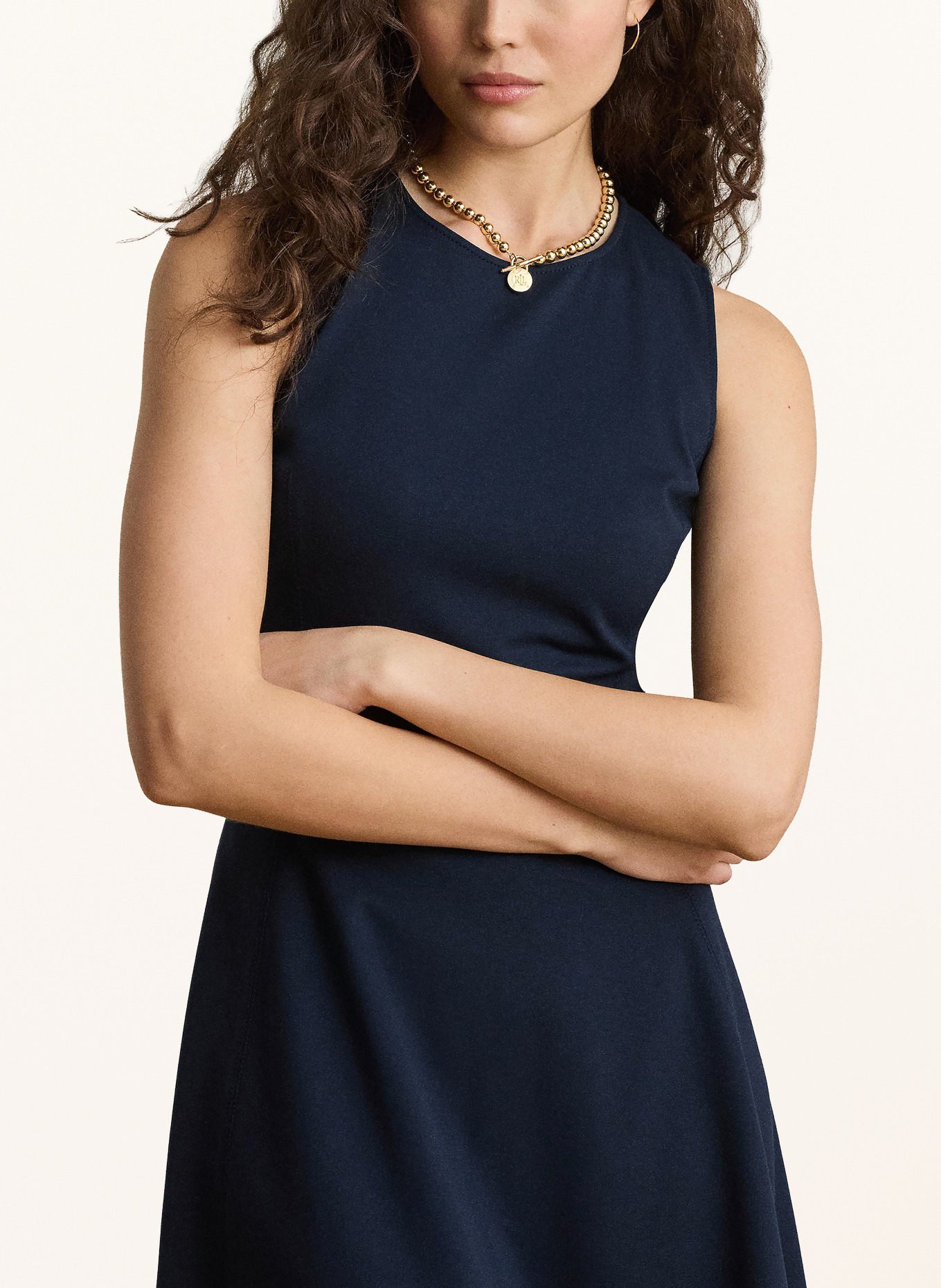 LAUREN RALPH LAUREN Jerseyjurk: DONKERBLAUW