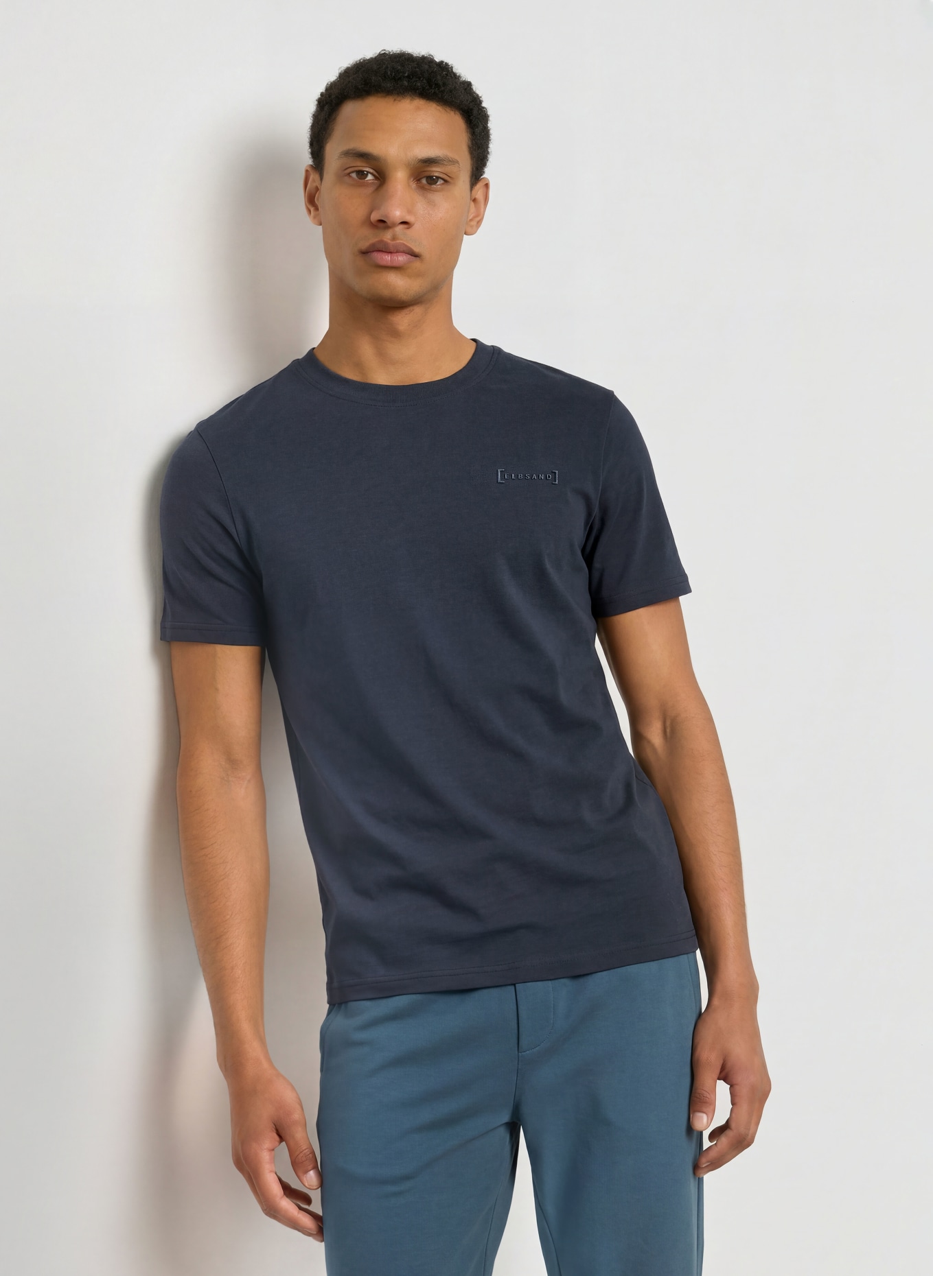 ELBSAND T-Shirt EDO: DUNKELBLAU