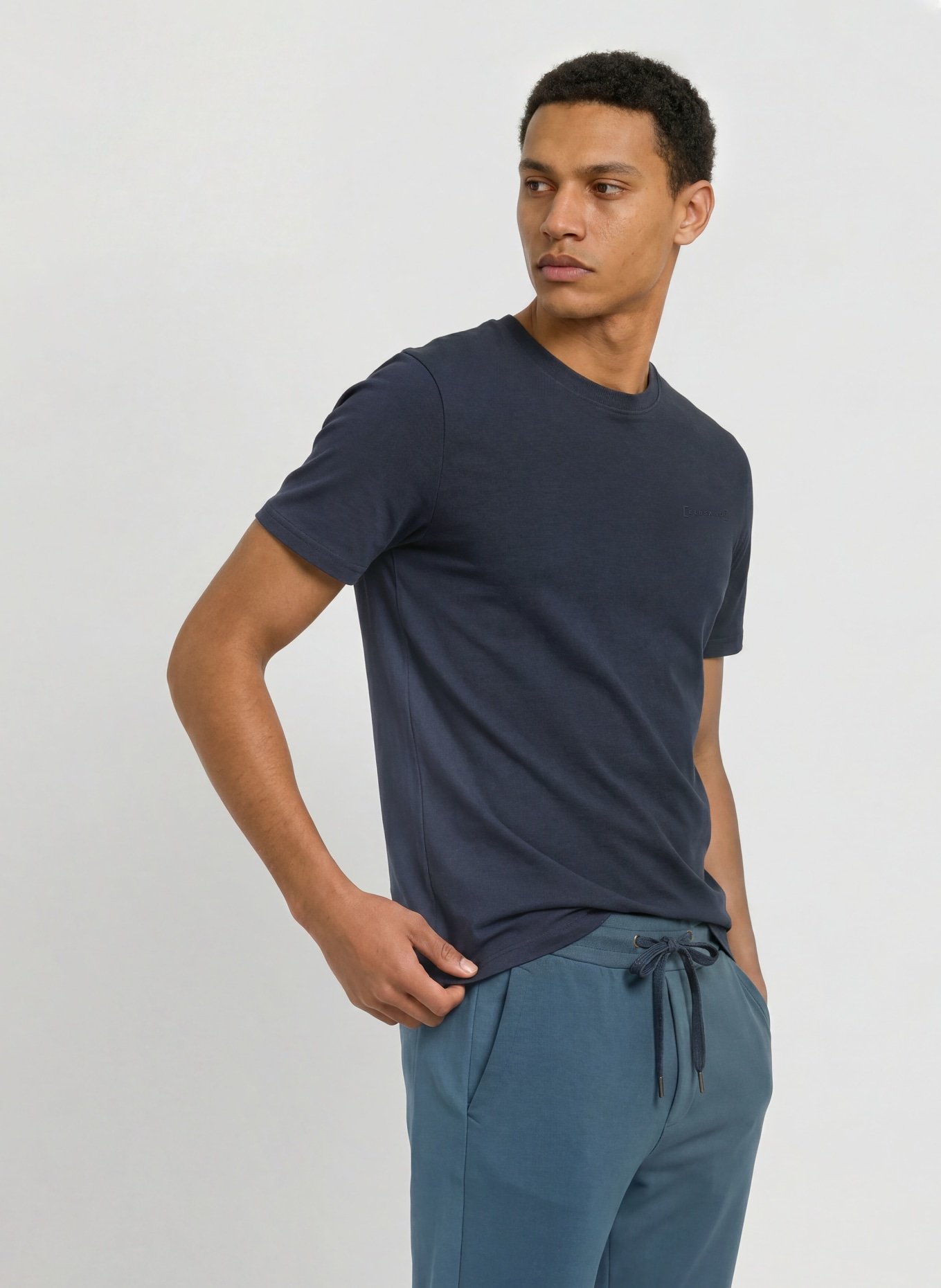 ELBSAND T-Shirt EDO: DUNKELBLAU
