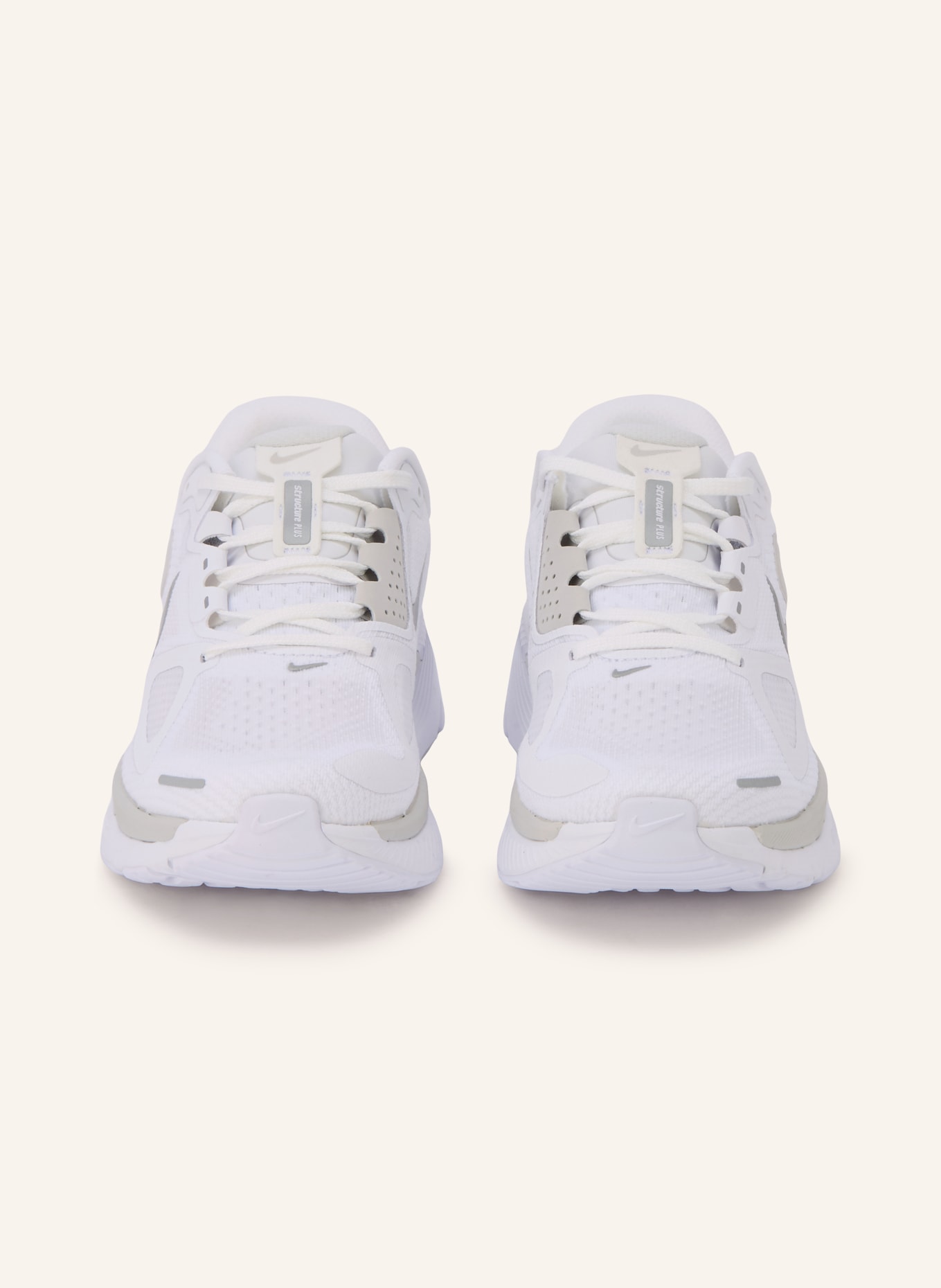 Nike Laufschuhe STRUCTURE PLUS: WEISS / GRAU