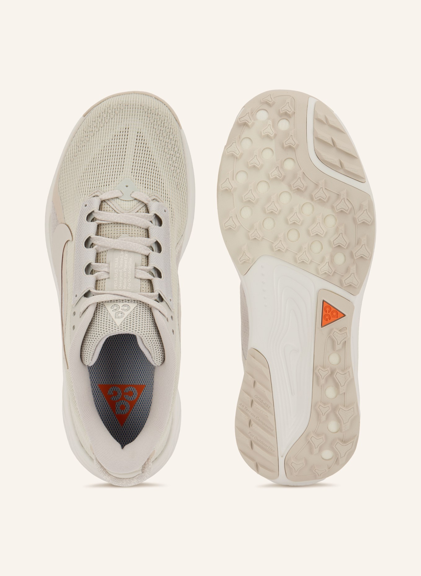 Nike Trailrunningschoenen ACG PEGASUS TRAIL: BEIGE