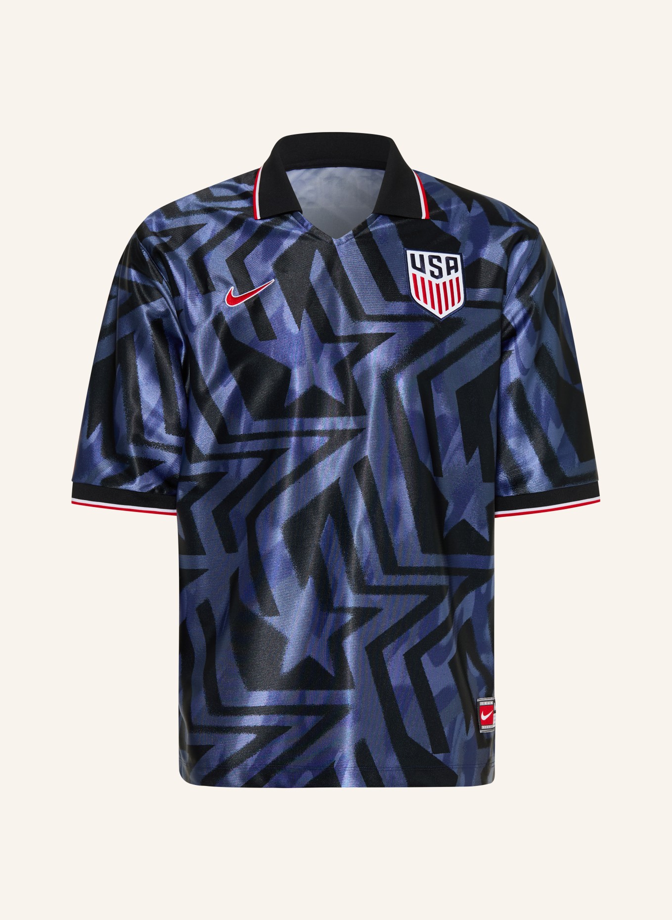 Nike USMNT ENERGY Jersey: DARK BLUE / RED / BLACK