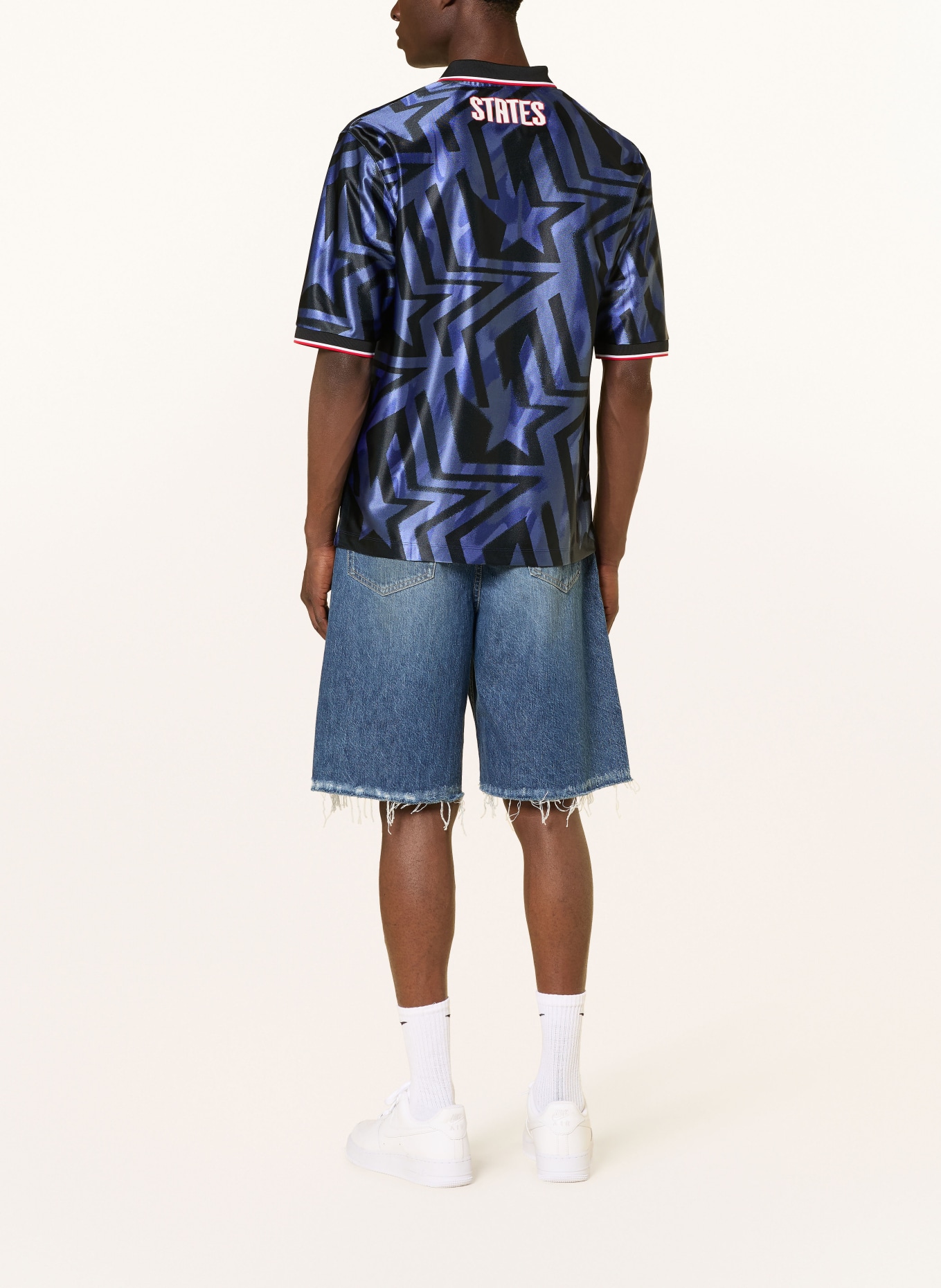 Nike USMNT ENERGY Jersey: DARK BLUE / RED / BLACK