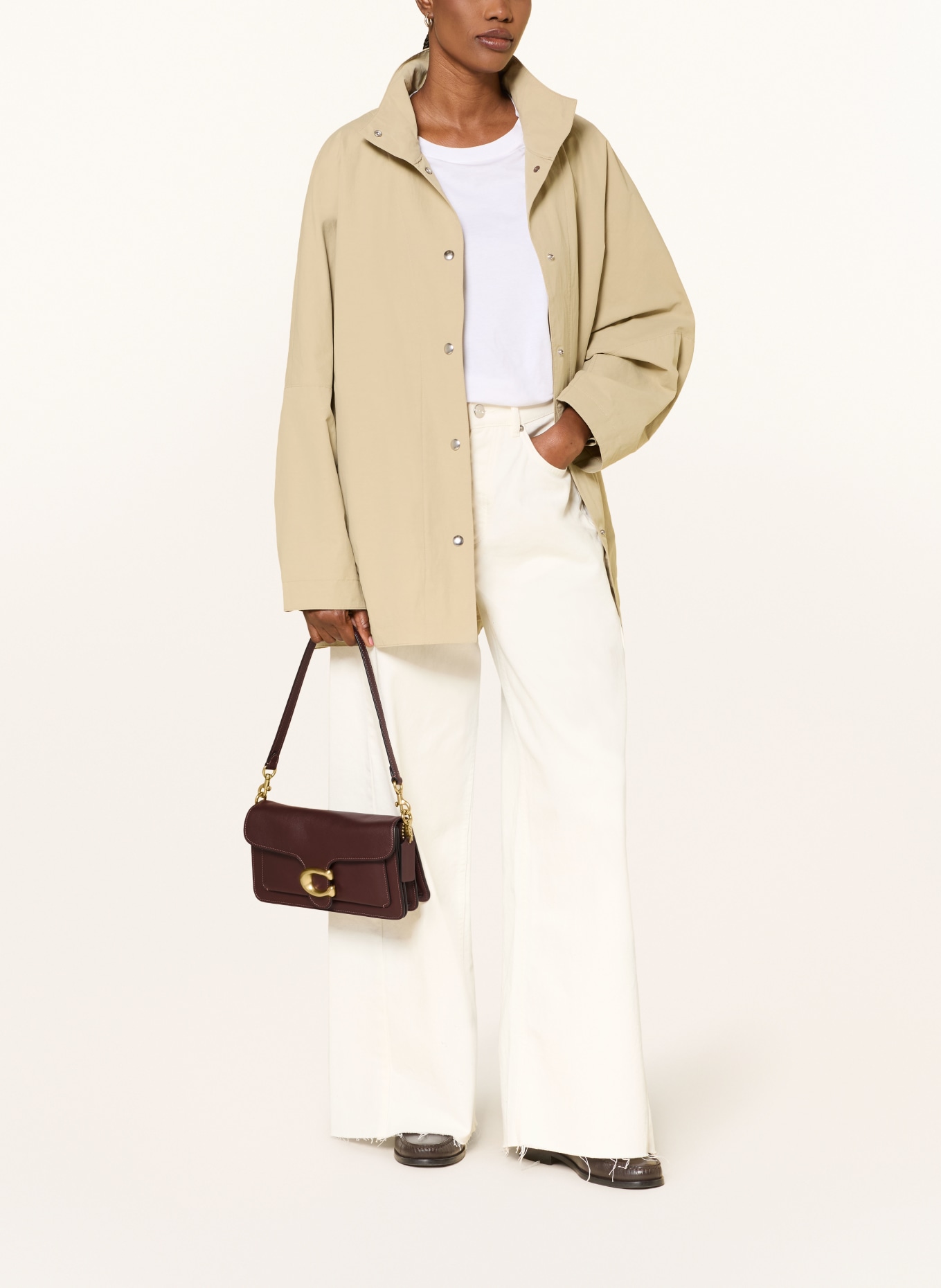 COACH TABBY Shoulder Bag: DARK BROWN