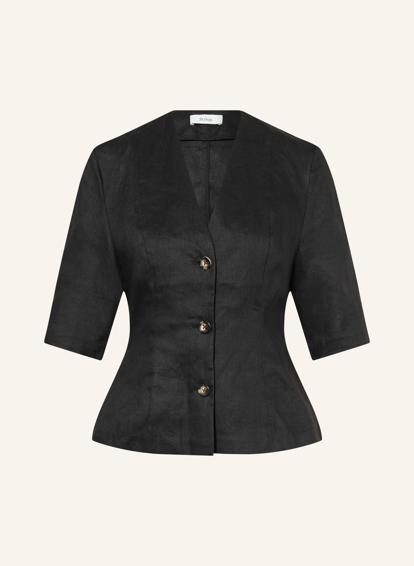 Stylein Linen blouse: BLACK