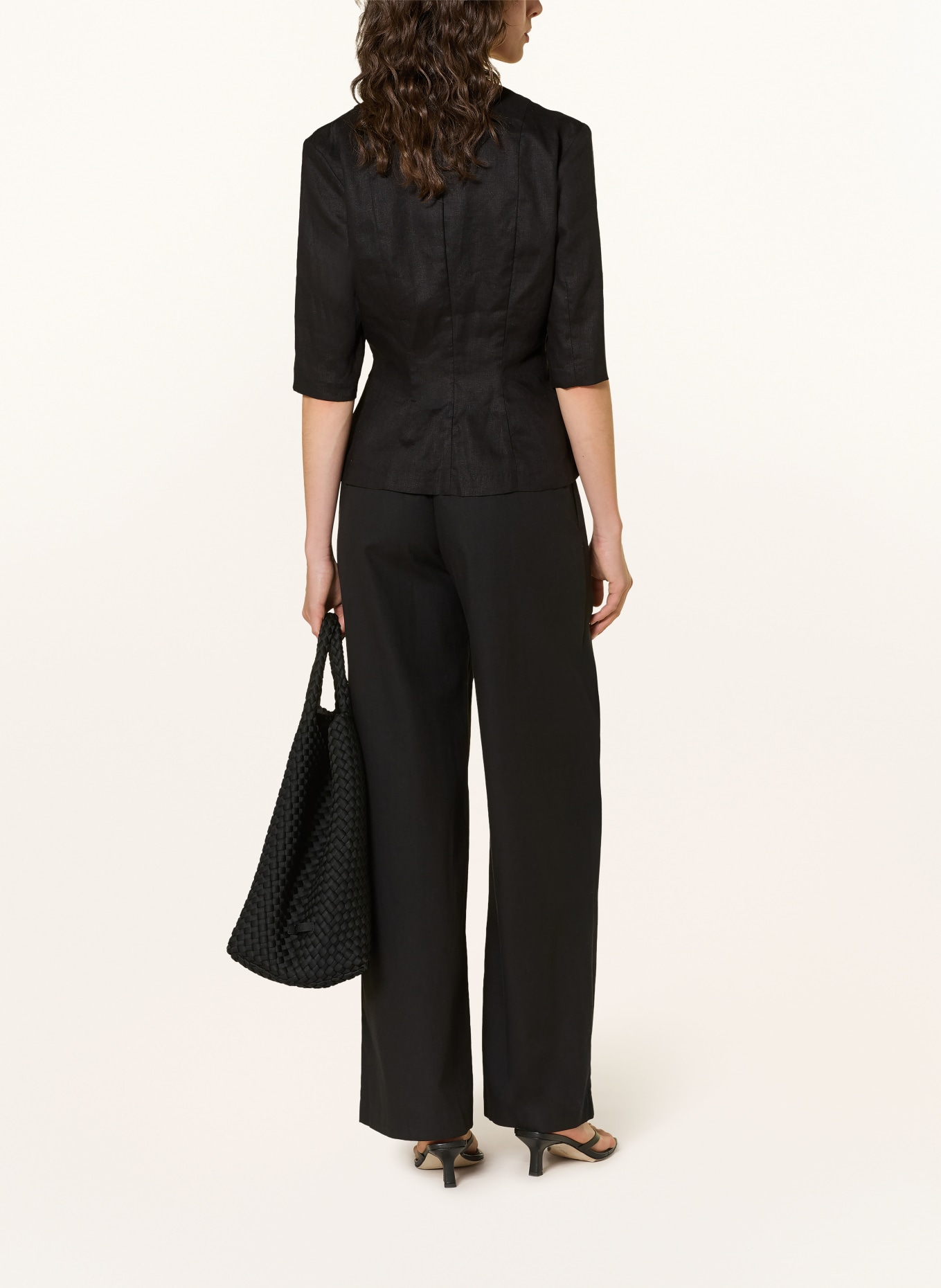 Stylein Linen blouse: BLACK