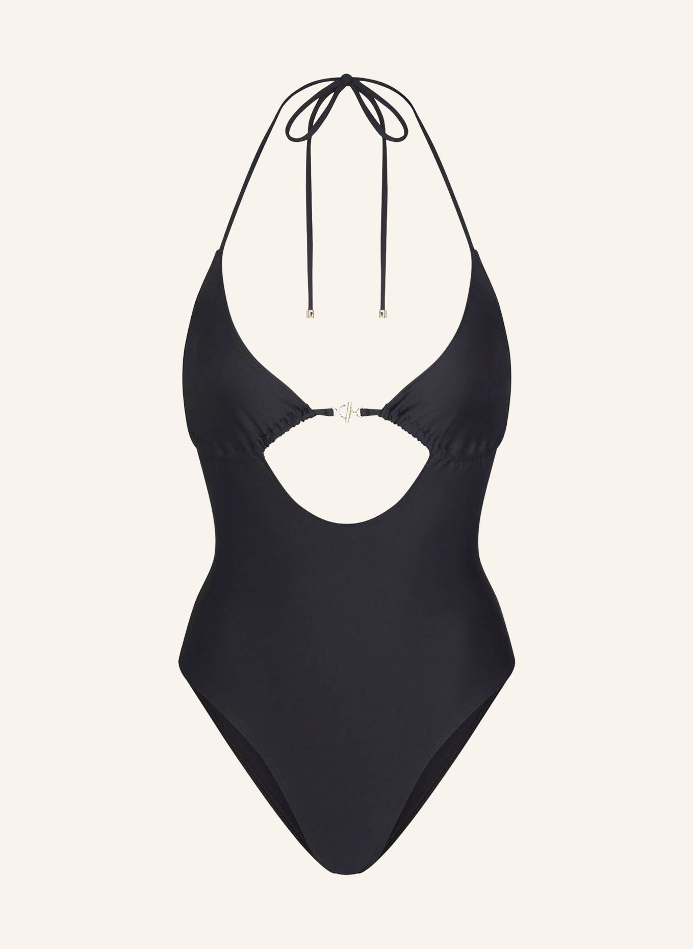 SKIMS Maillot de bain dos nu MICRO HARDWARE: OBD OBSIDIAN