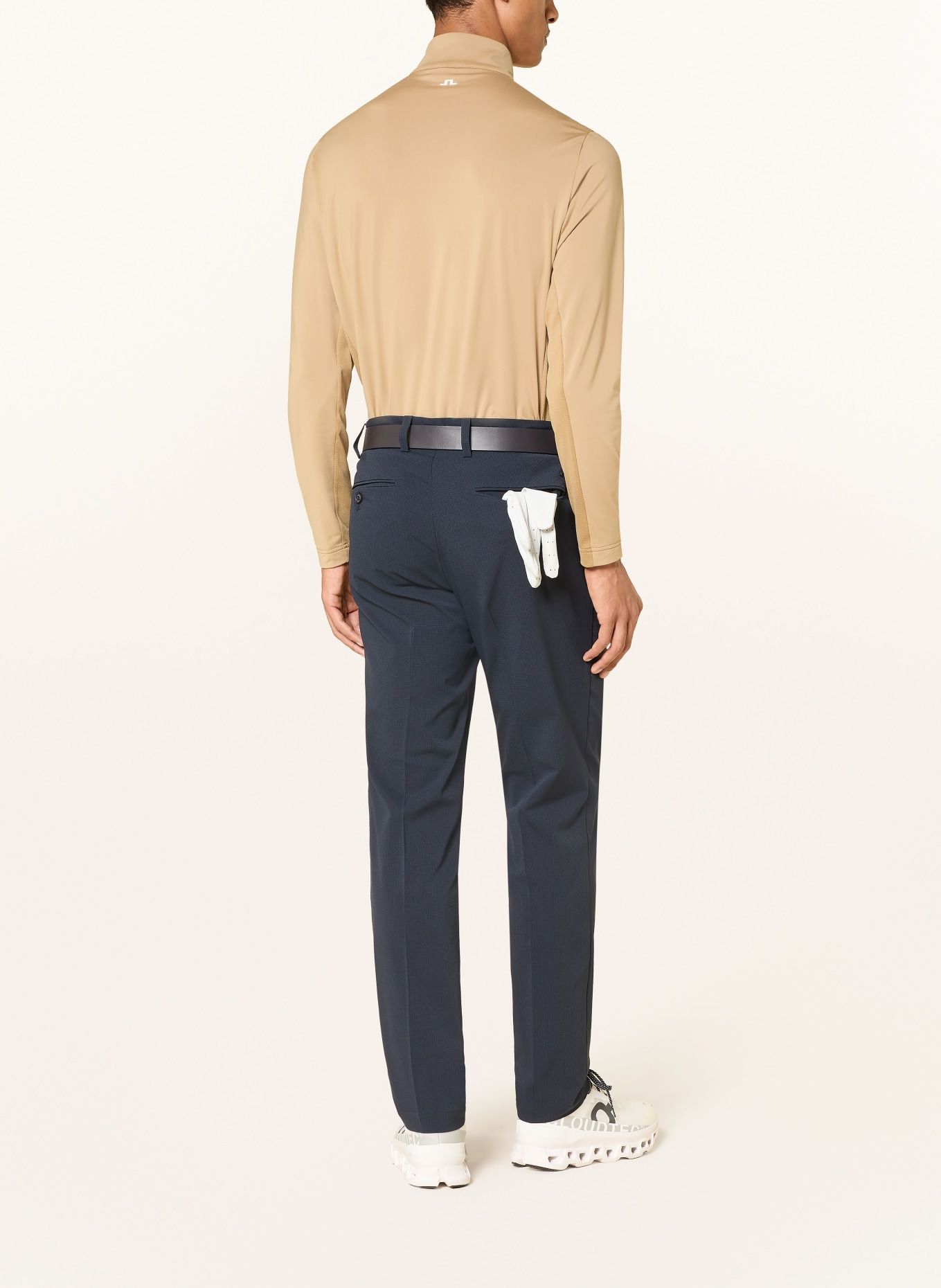 J.LINDEBERG Functional shirt: LIGHT BLUE / WHITE
