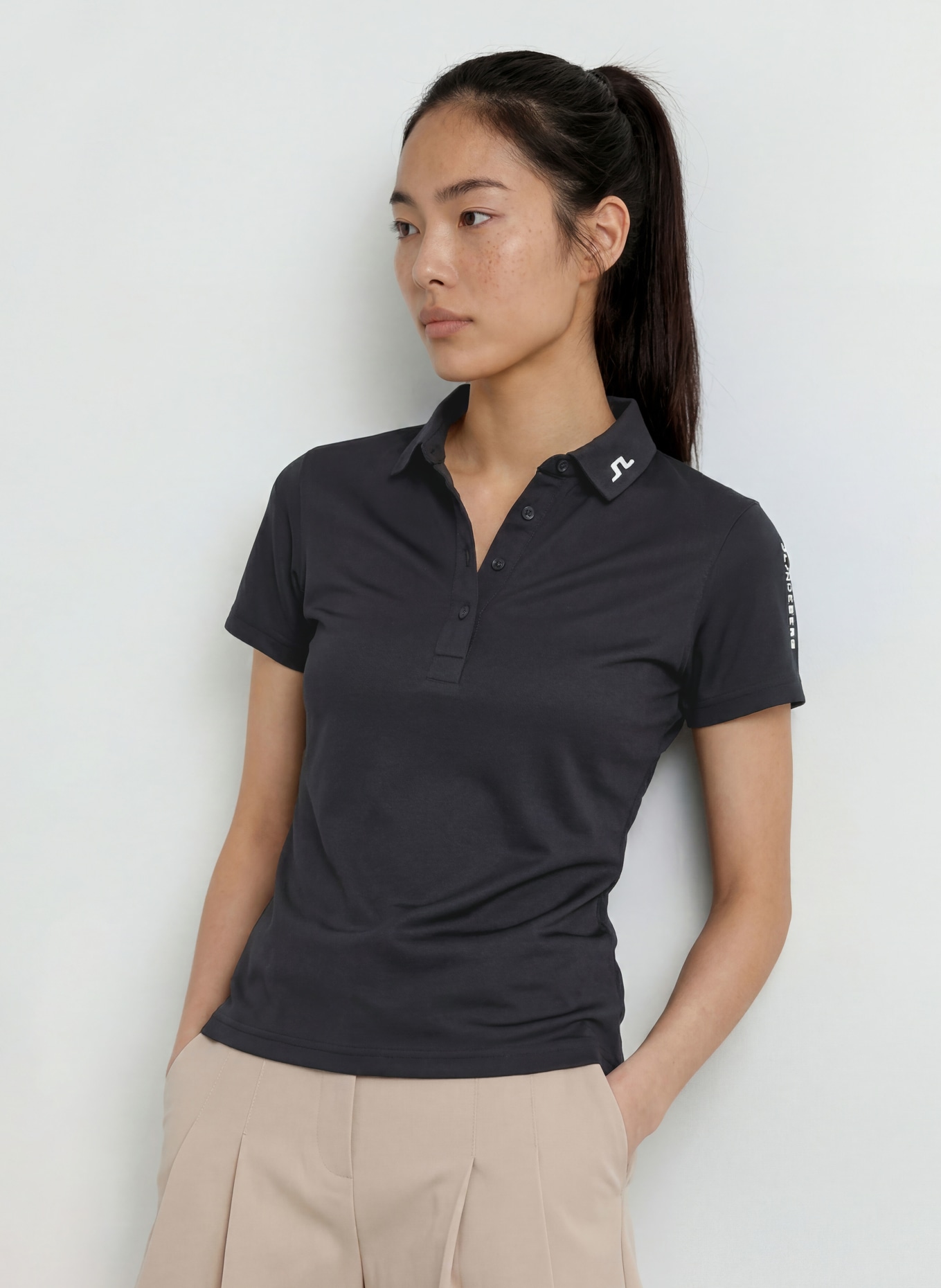 J.LINDEBERG Polo technique: NOIR