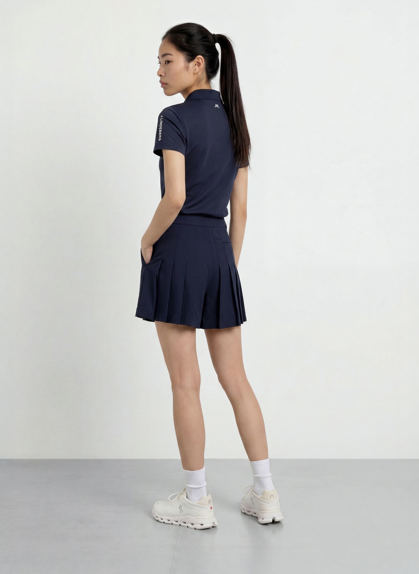 J.LINDEBERG Polo technique: BLEU FONCÉ