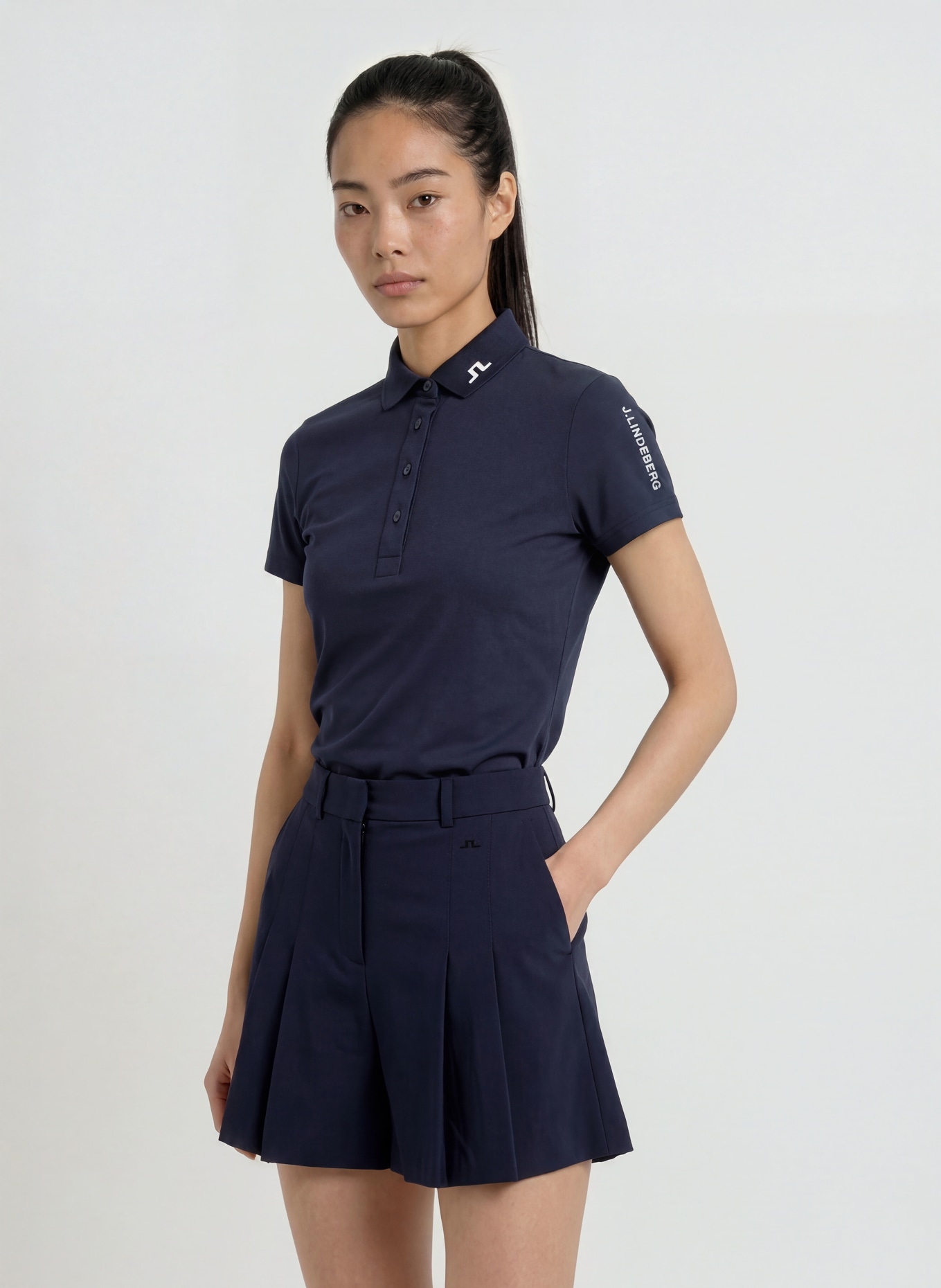 J.LINDEBERG Polo technique: BLEU FONCÉ