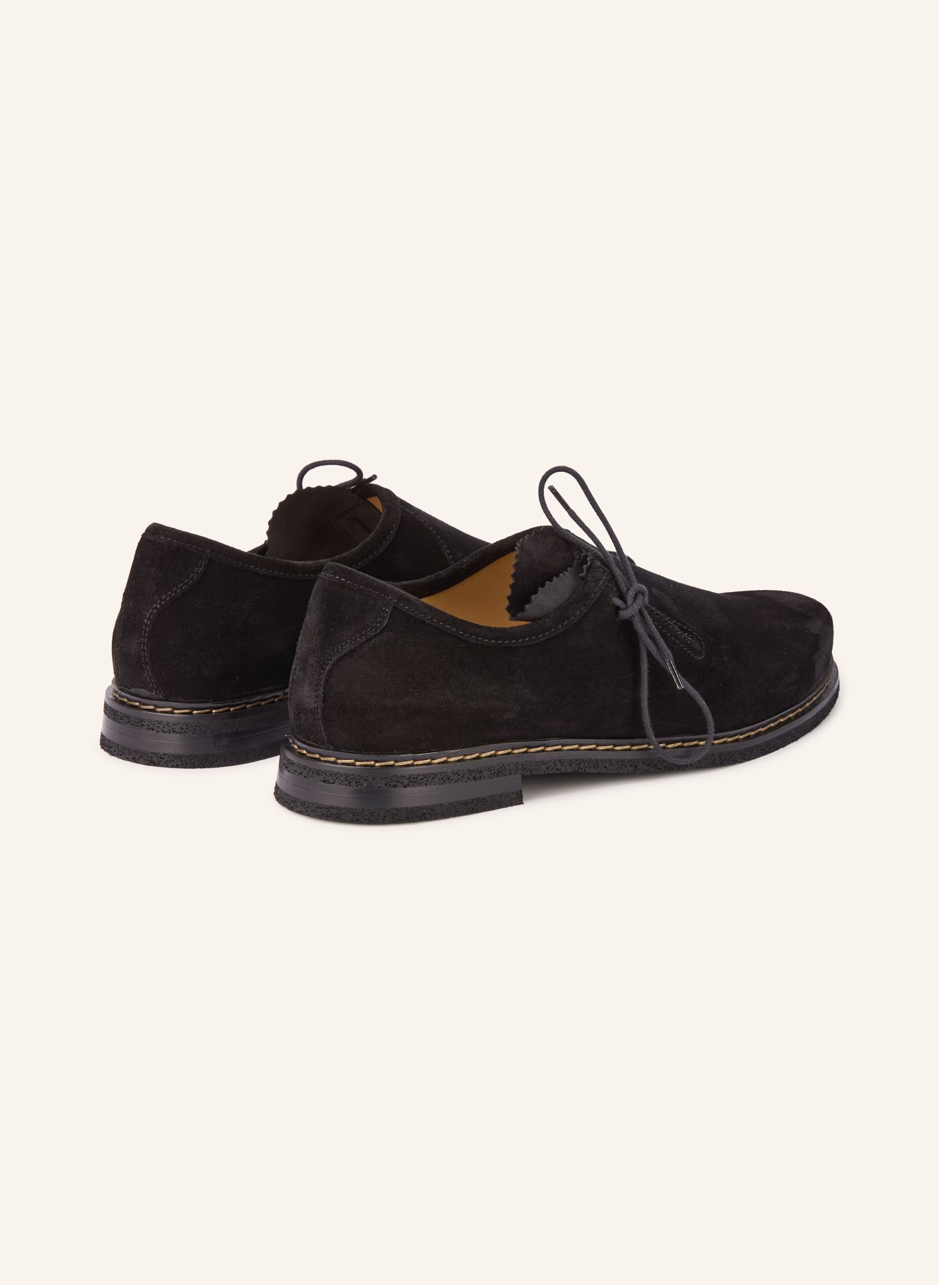 Dirndl & Bua Traditional Bavarian shoes: BLACK