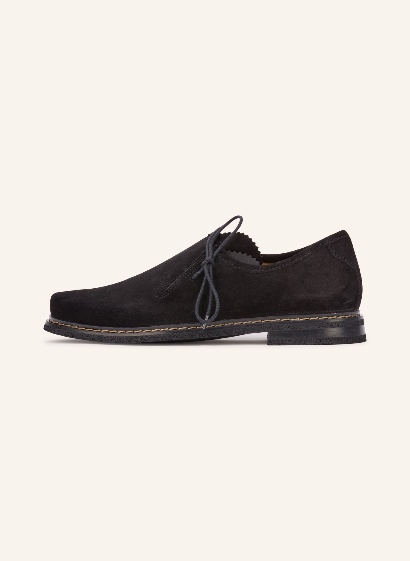 Dirndl & Bua Traditional Bavarian shoes: BLACK