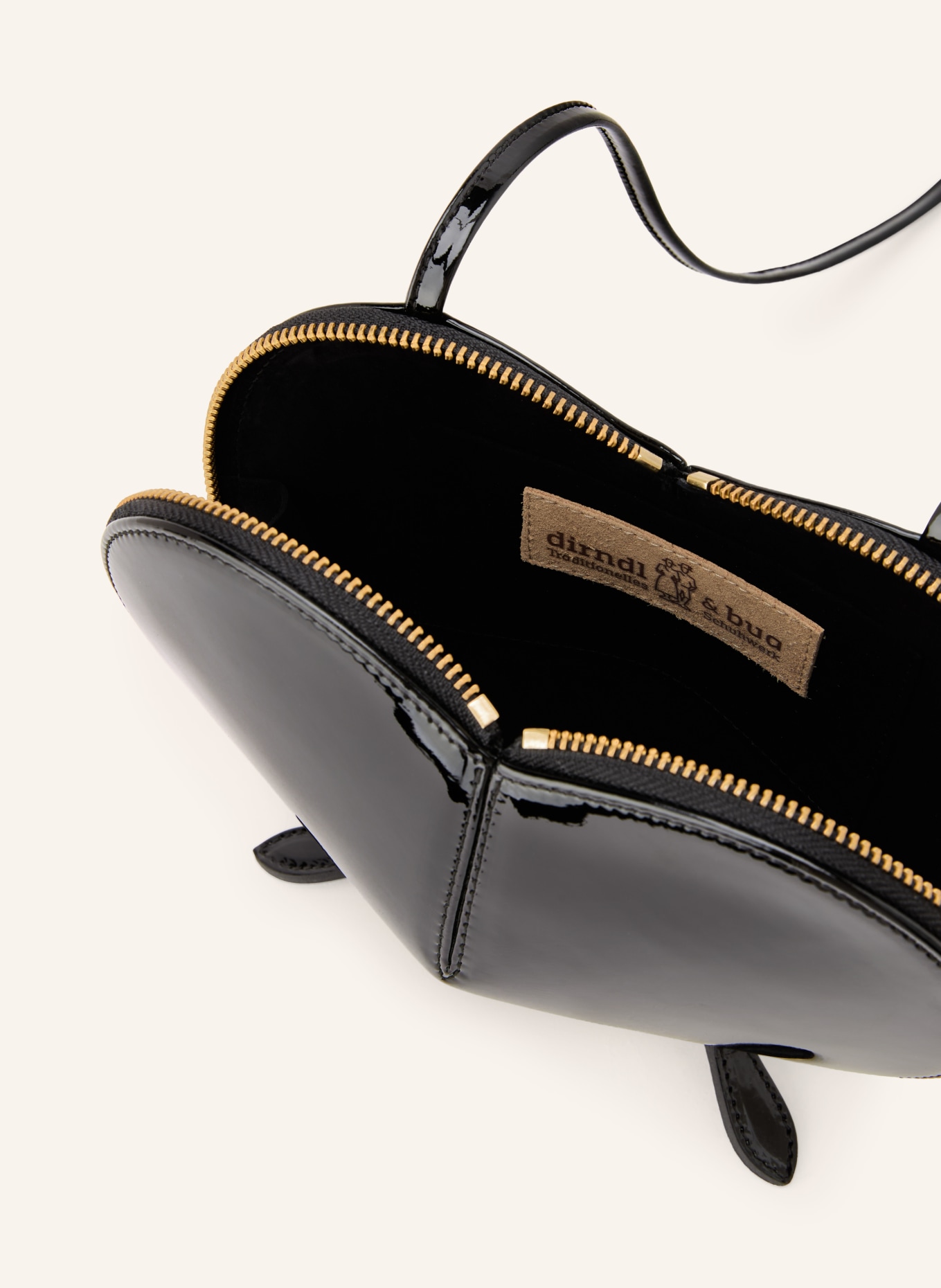 Dirndl & Bua Crossbody bag: BLACK