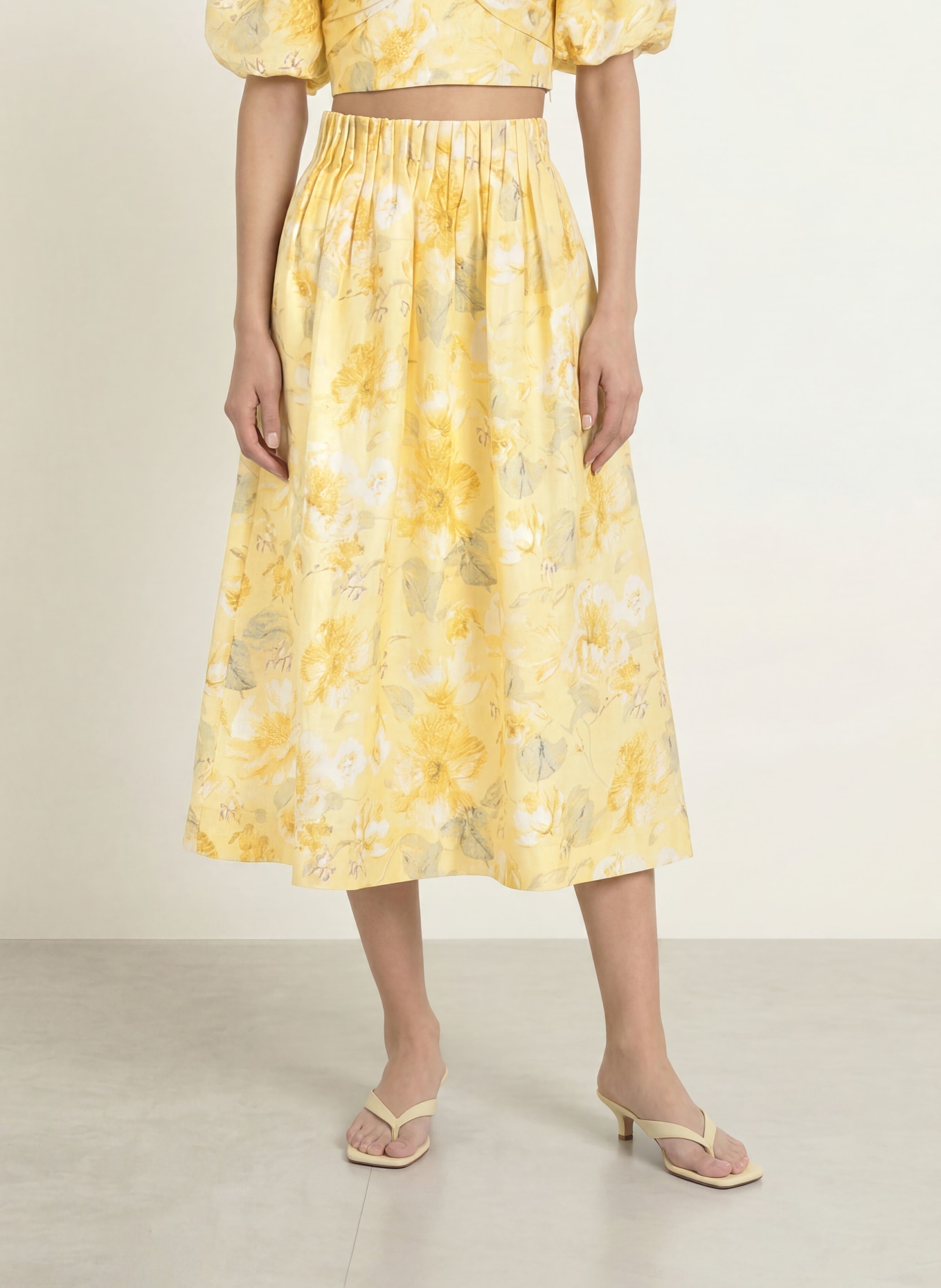 Y.A.S. Skirt: YELLOW / LIGHT YELLOW / LIGHT GREEN