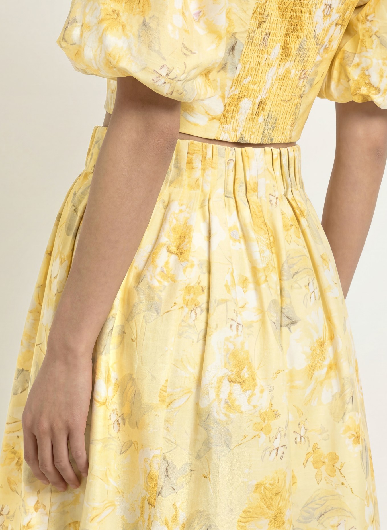 Y.A.S. Skirt: YELLOW / LIGHT YELLOW / LIGHT GREEN