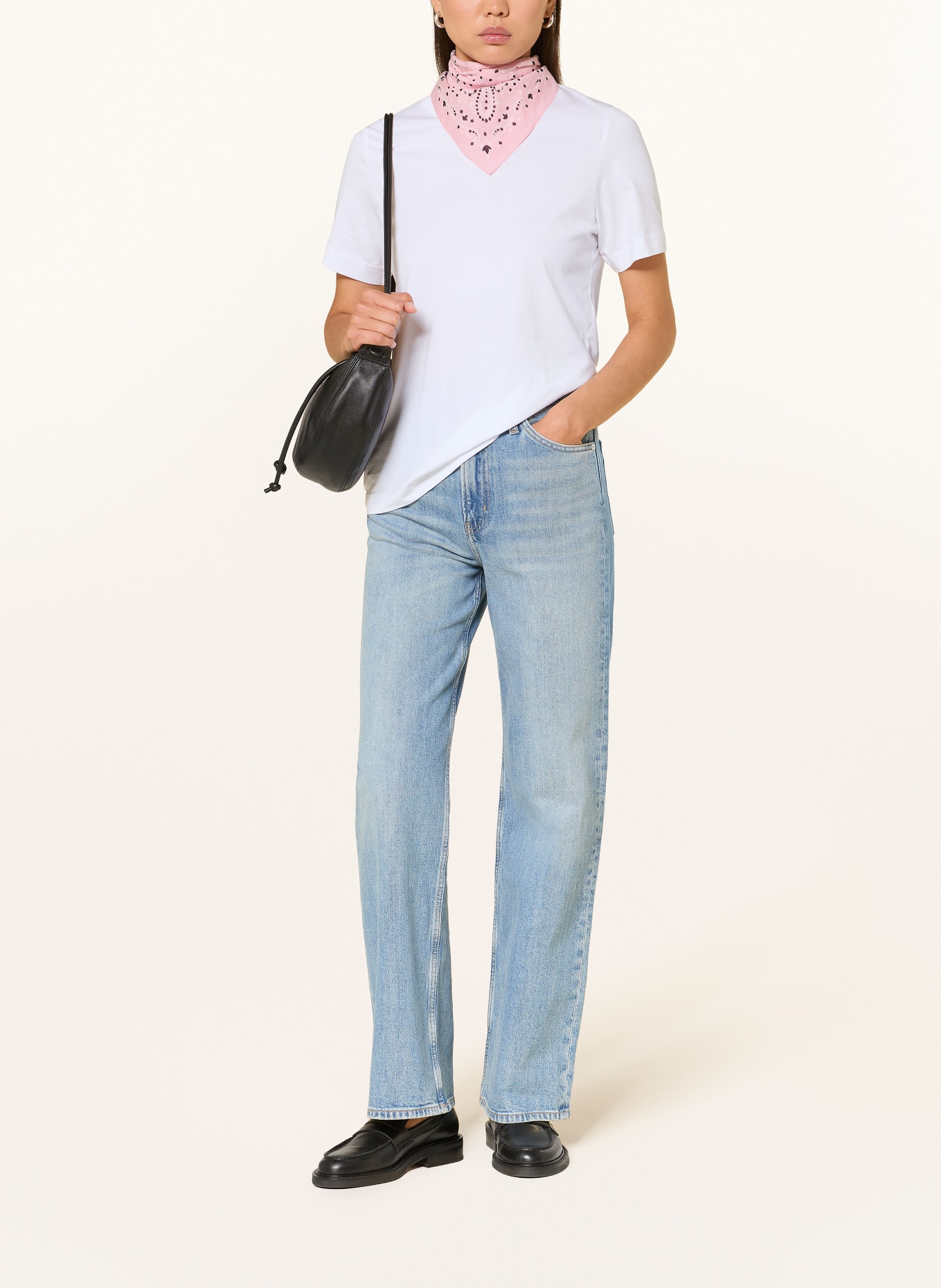 ARKET T-shirt: WHITE