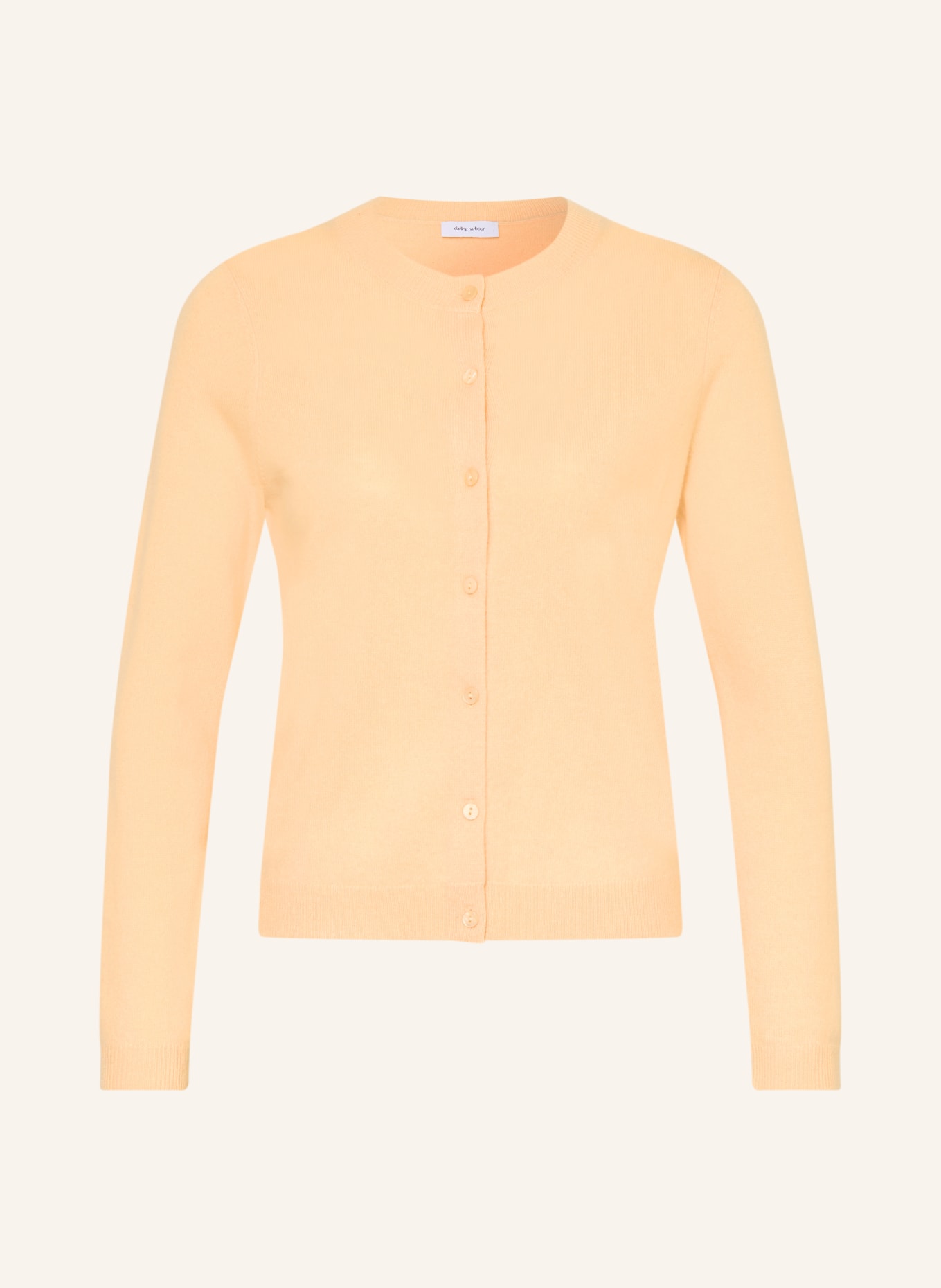 darling harbour Strickjacke aus Cashmere: light apricot