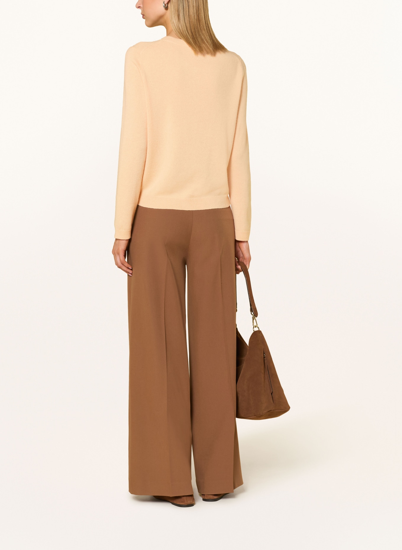darling harbour Strickjacke aus Cashmere: light apricot