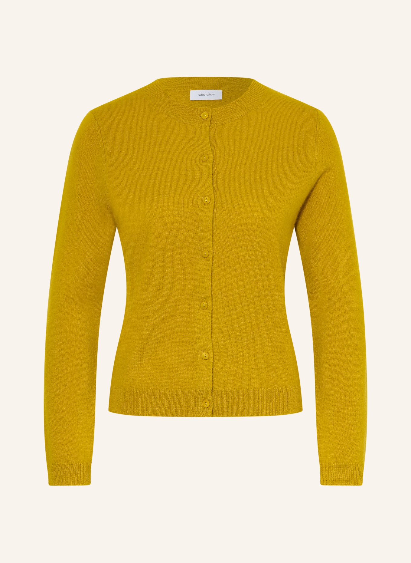 darling harbour Cashmere cardigan: olive gold