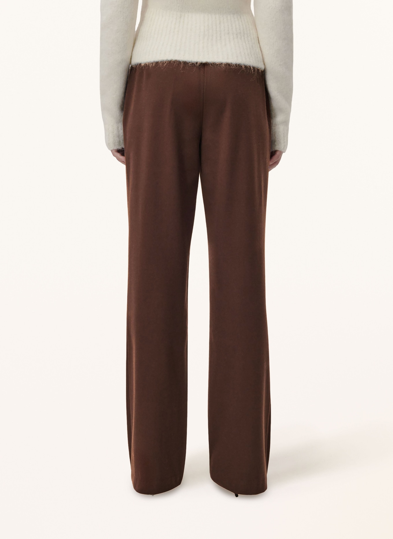 LeGer Studio Marlene-broek INKEN: MARRON FONCÉ